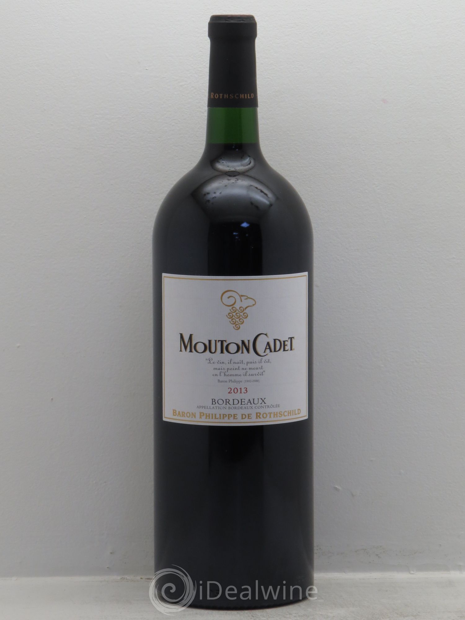 Château Mouton Cadet (sans prix de réserve) 2013 - Lot de 1 magnum - 0