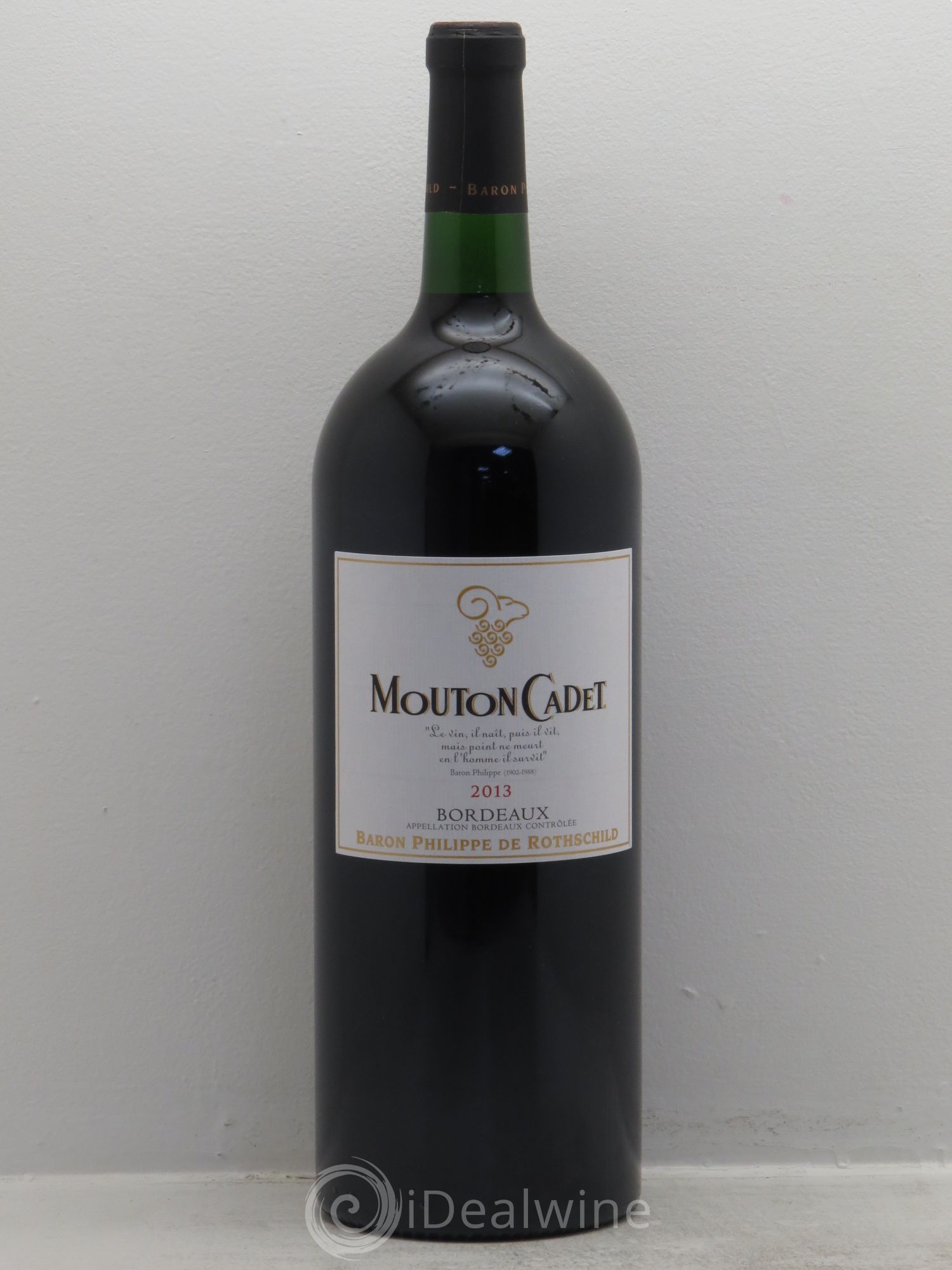 Château Mouton Cadet (sans prix de réserve) 2013 - Lot de 1 magnum - 0