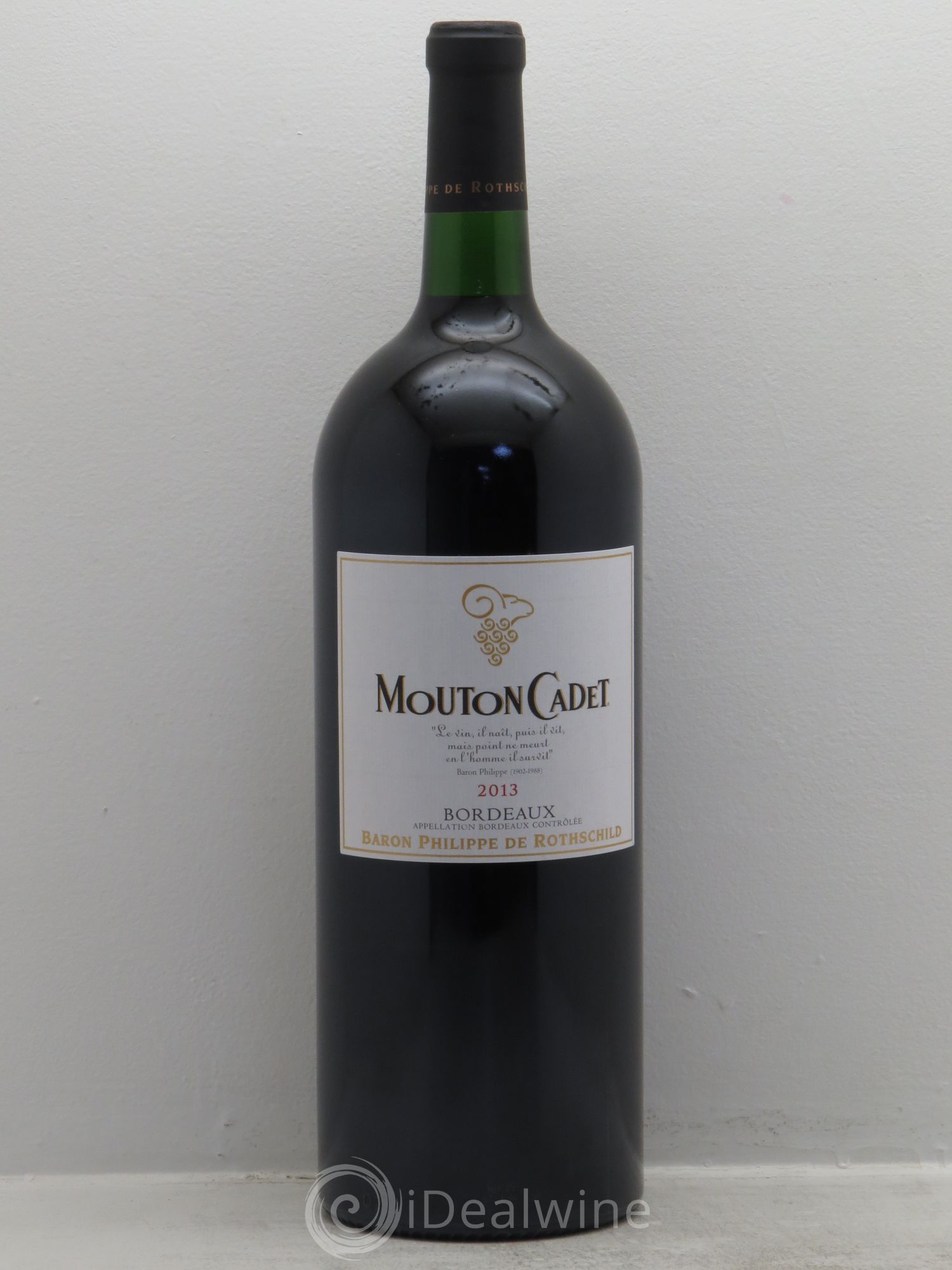 Château Mouton Cadet (sans prix de réserve) 2013 - Lot de 1 magnum - 0