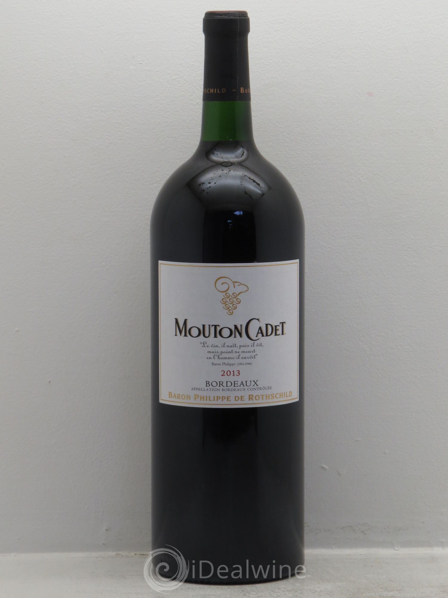 Château Mouton Cadet (sans prix de réserve) 2013 - Lot de 1 magnum - 0