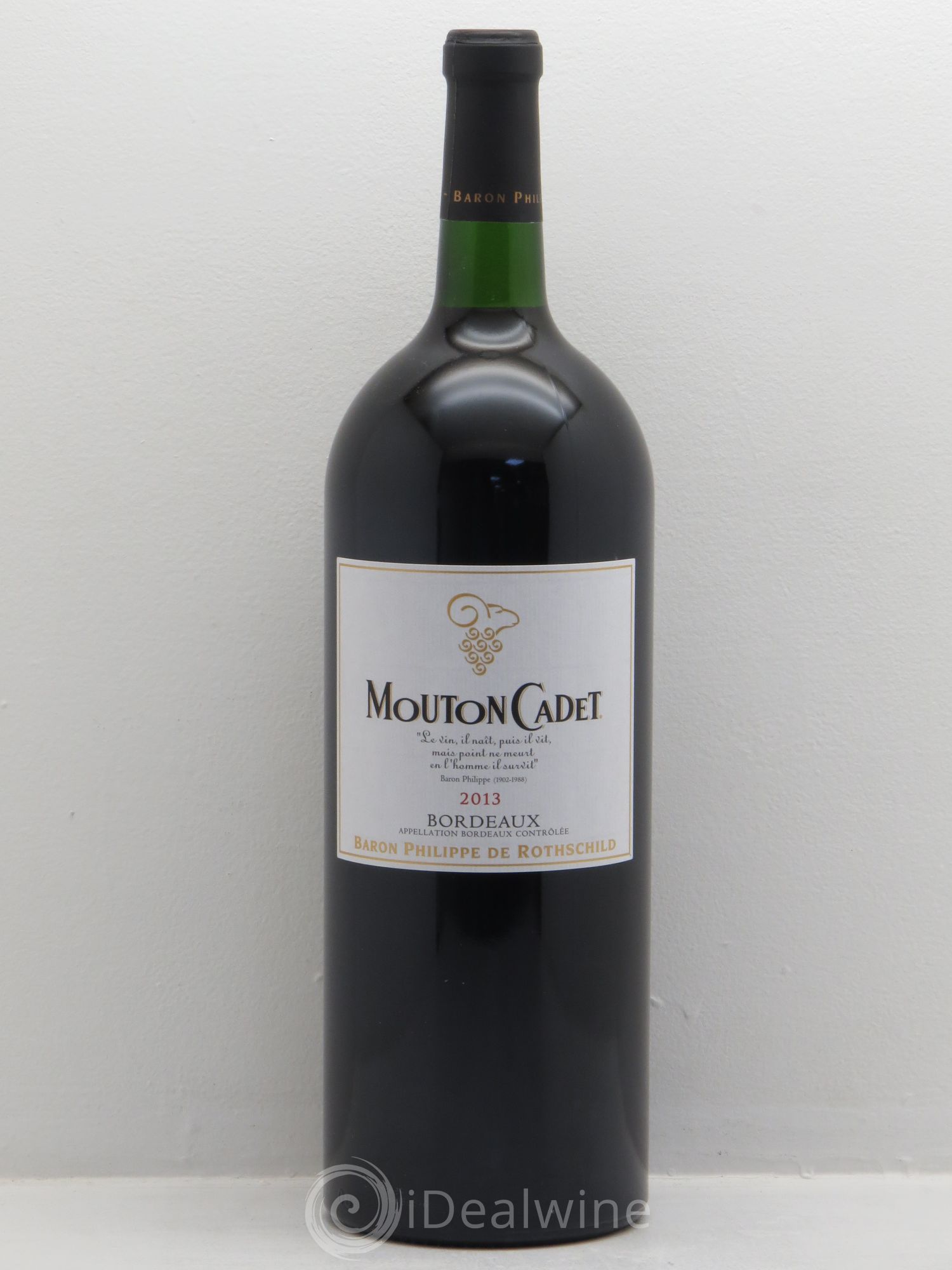 Château Mouton Cadet (sans prix de réserve) 2013 - Lot de 1 magnum - 0