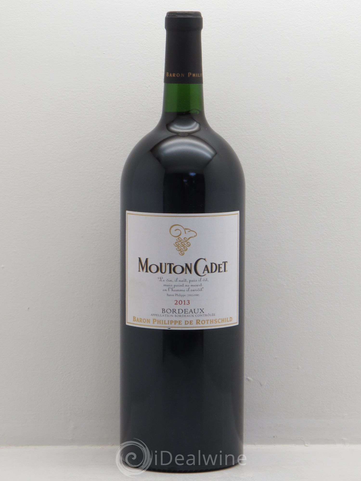 Château Mouton Cadet (sans prix de réserve) 2013 - Lot de 1 magnum - 0