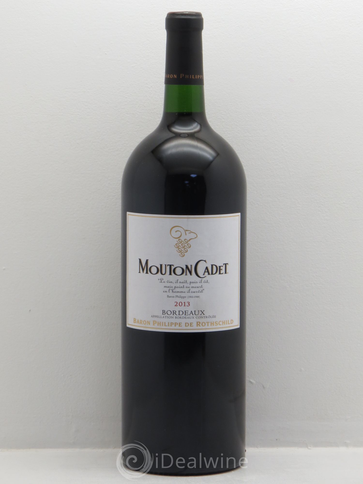 Château Mouton Cadet (sans prix de réserve) 2013 - Lot de 1 magnum - 0