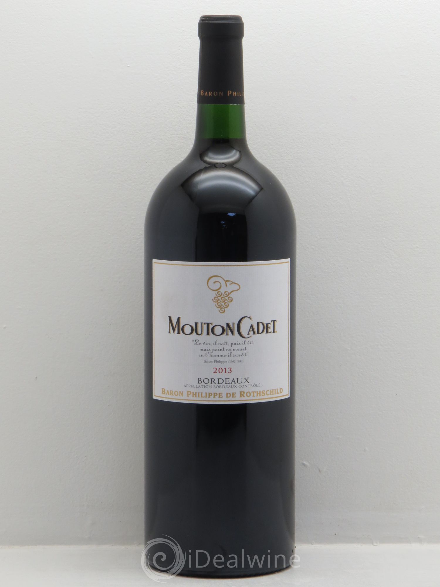 Château Mouton Cadet 2013 - Lot de 1 magnum - 0