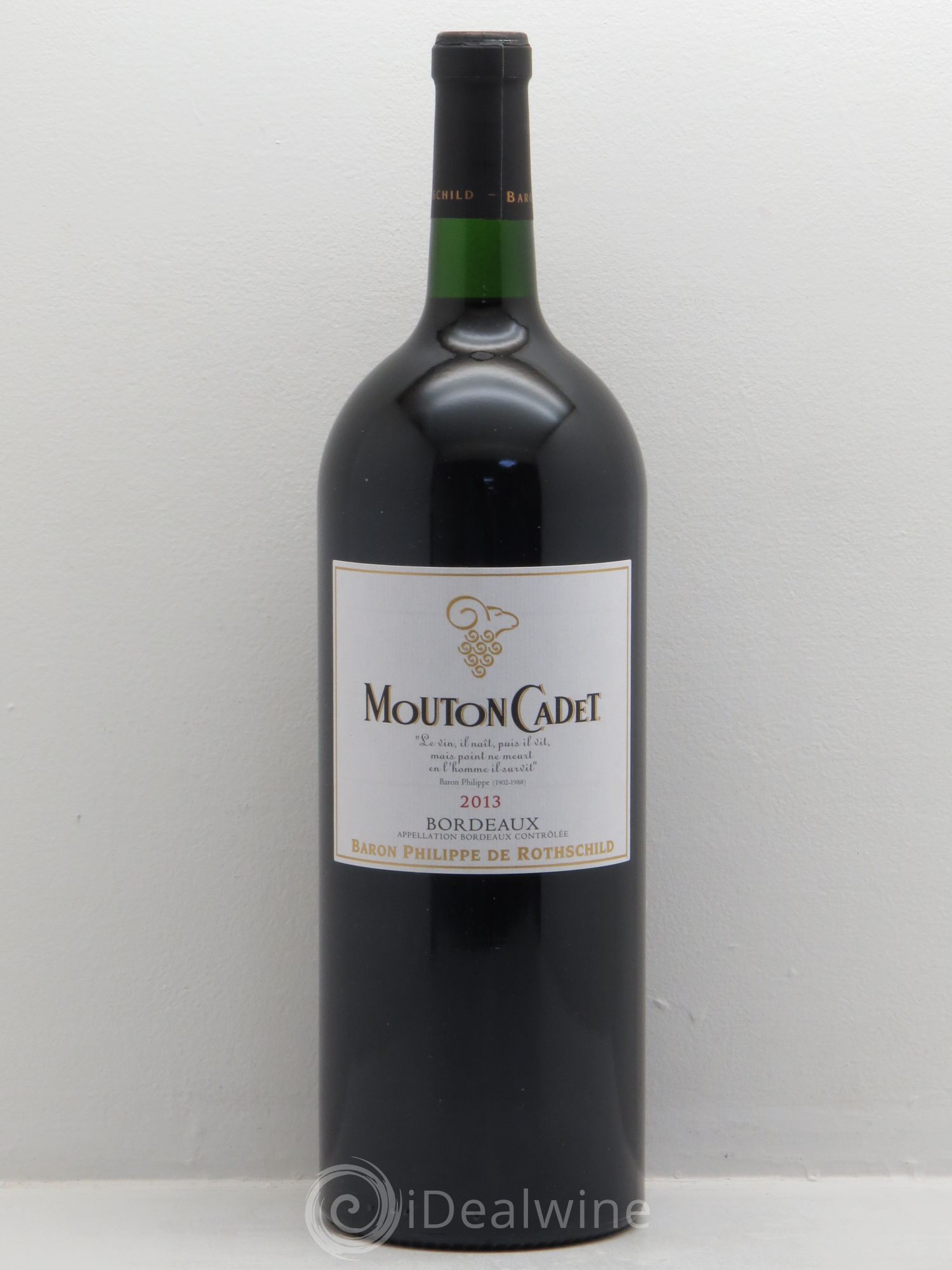 Château Mouton Cadet 2013 - Lot de 1 magnum - 0