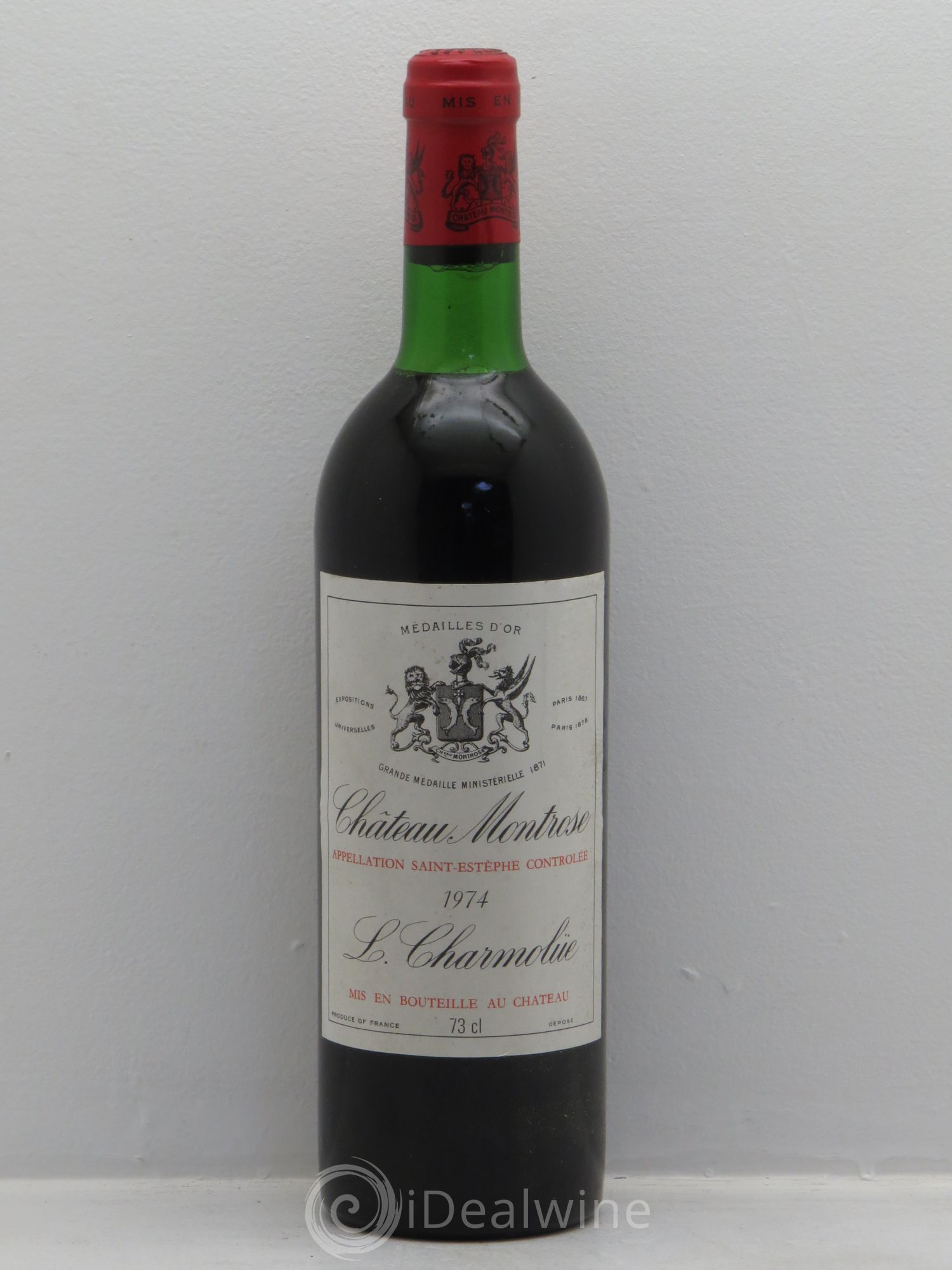 Château Montrose 2ème Grand Cru Classé 1974 - Lot de 1 bouteille - 0