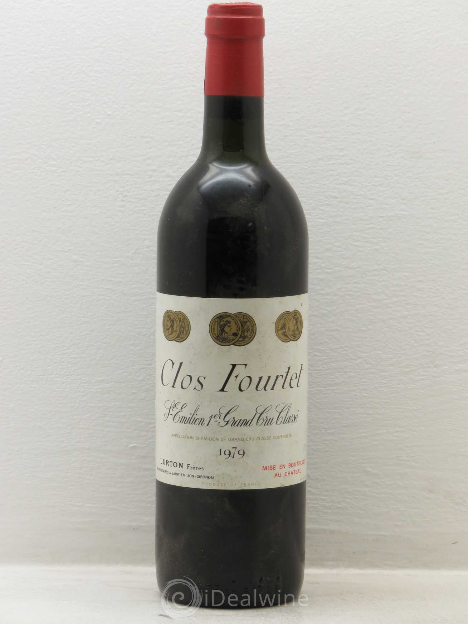 Clos Fourtet 1er Grand Cru Classé B 1979 - Lot de 1 bouteille - 0