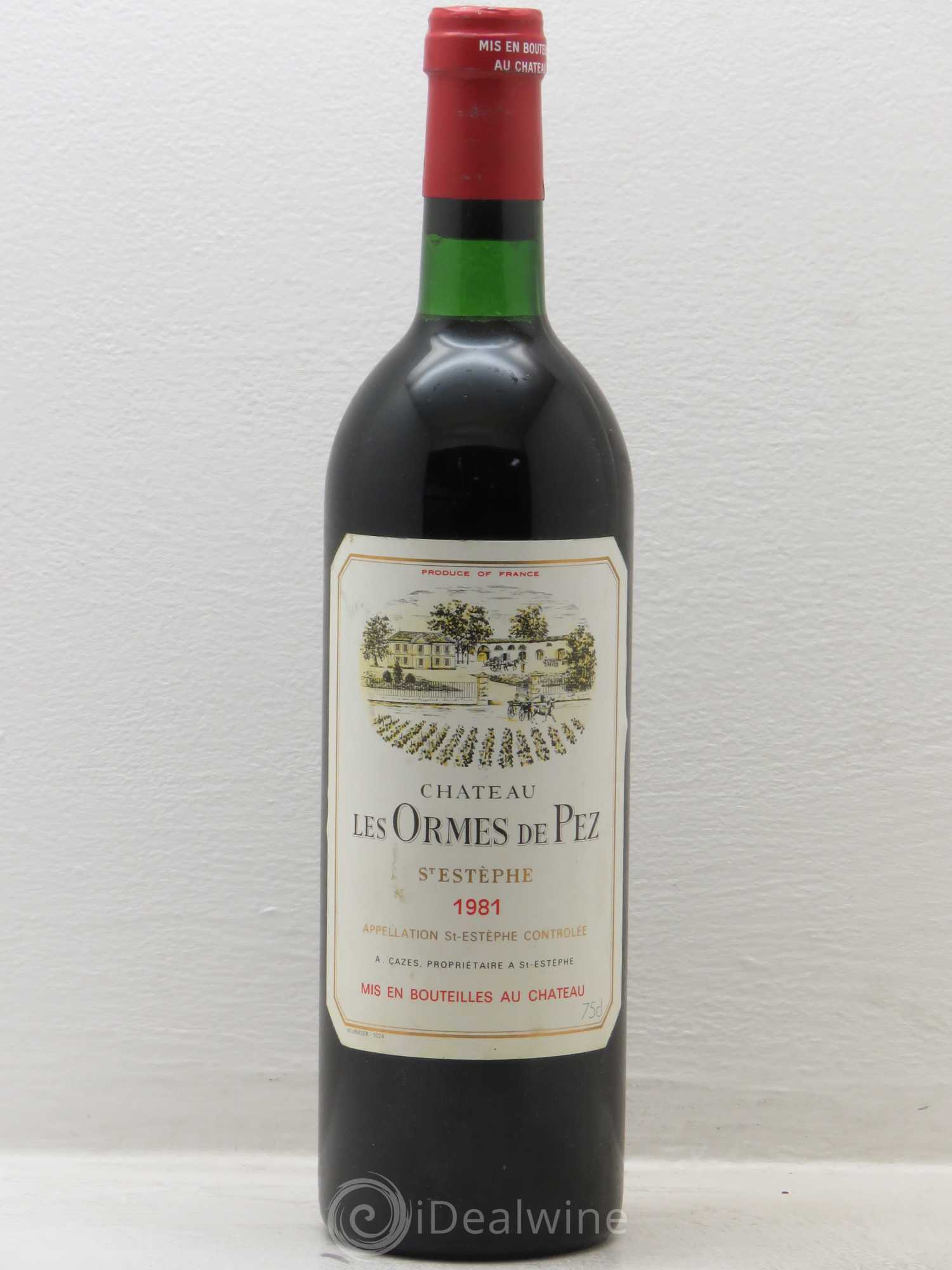 Château les Ormes de Pez 1981 - Lot de 1 bouteille - 0