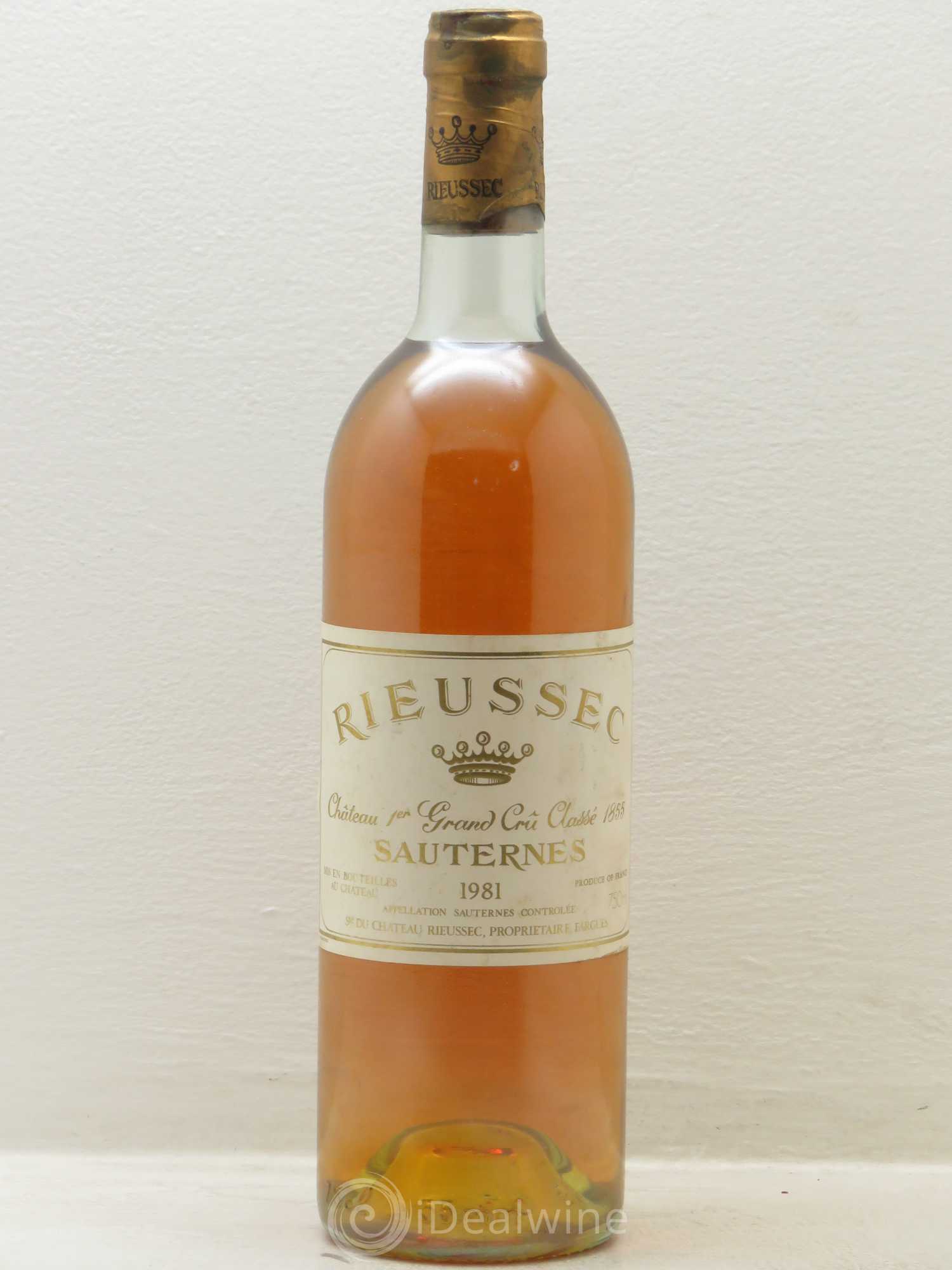 Château Rieussec 1er Grand Cru Classé 1981 - Posten von 1 Flasche - 0