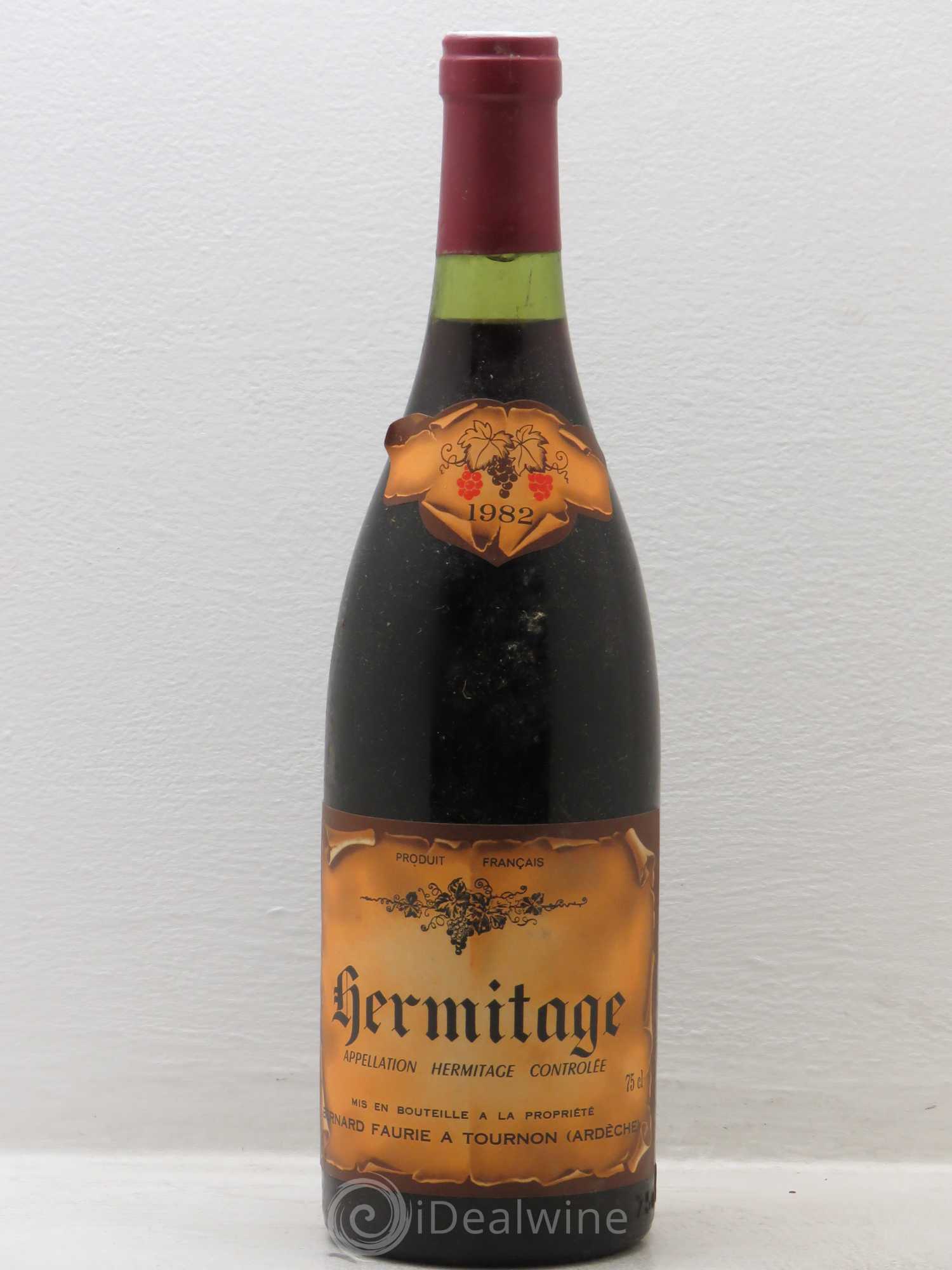Hermitage 1982 - Lot de 1 bouteille - 0
