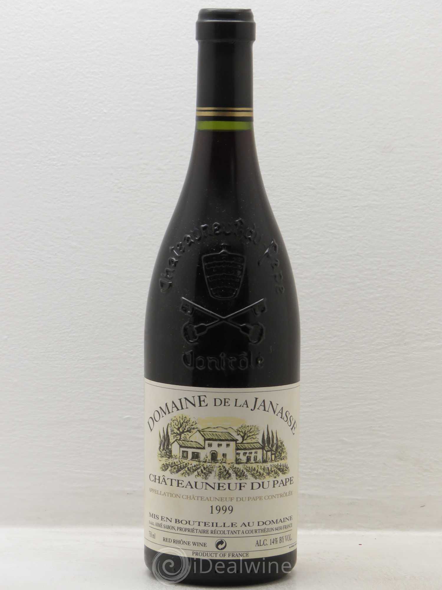 Châteauneuf-du-Pape La Janasse (Domaine de) 1999 - Lot de 1 bouteille - 0