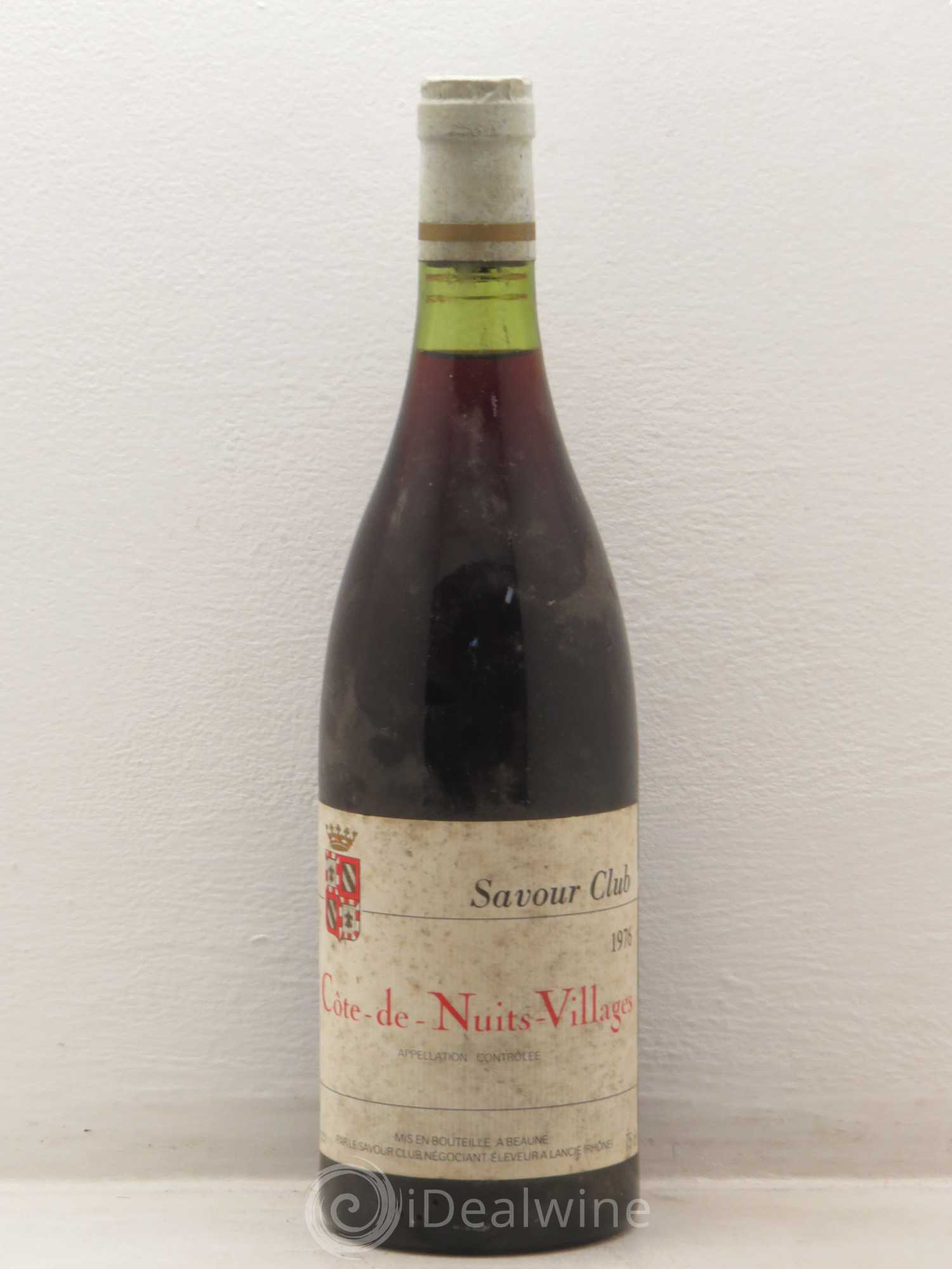 Côte de Nuits-Villages Savour Club 1976 - Lot de 1 bouteille - 0