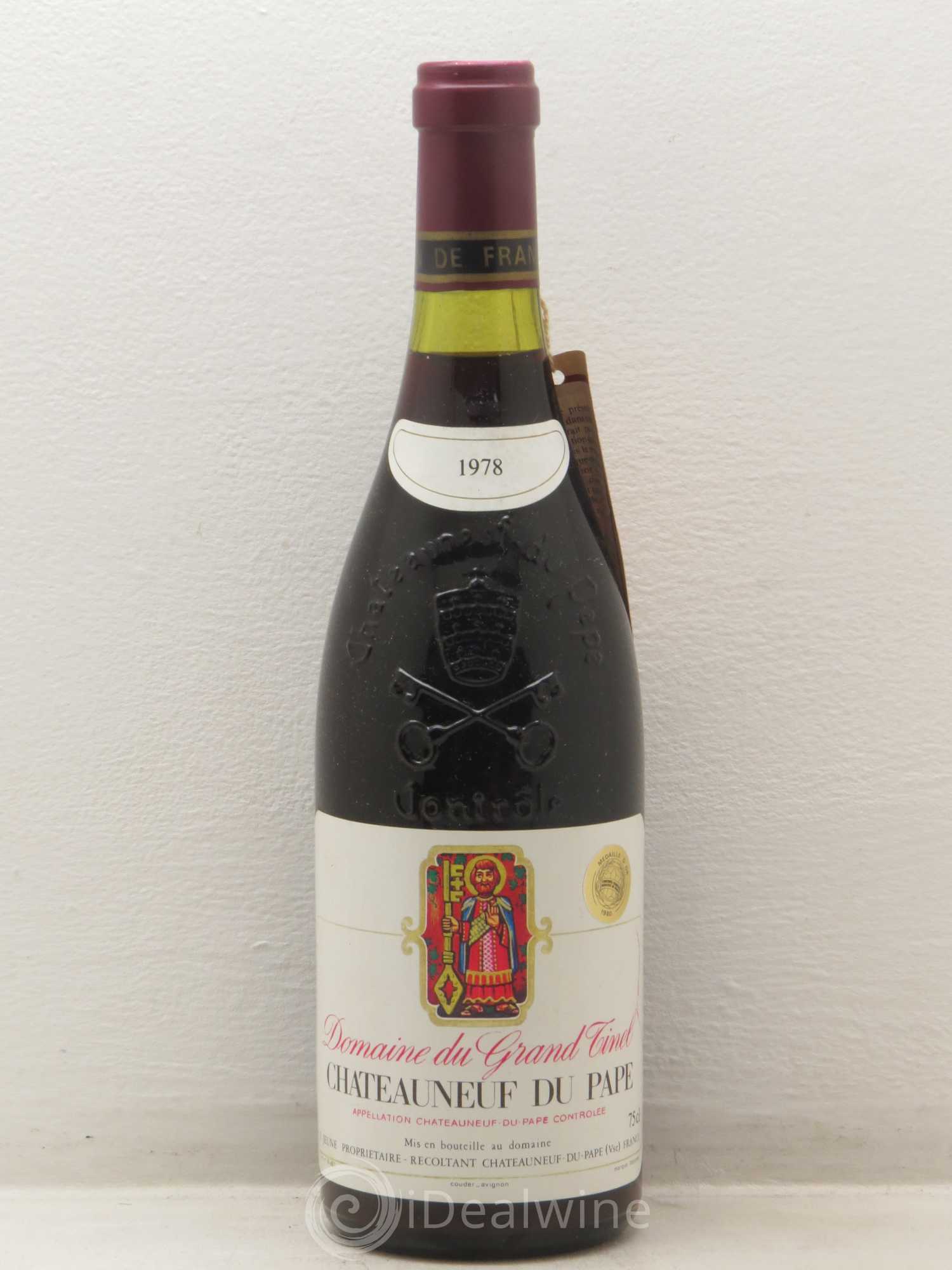 Châteauneuf-du-Pape Grand Tinel 1978 - Lot de 1 bouteille - 0
