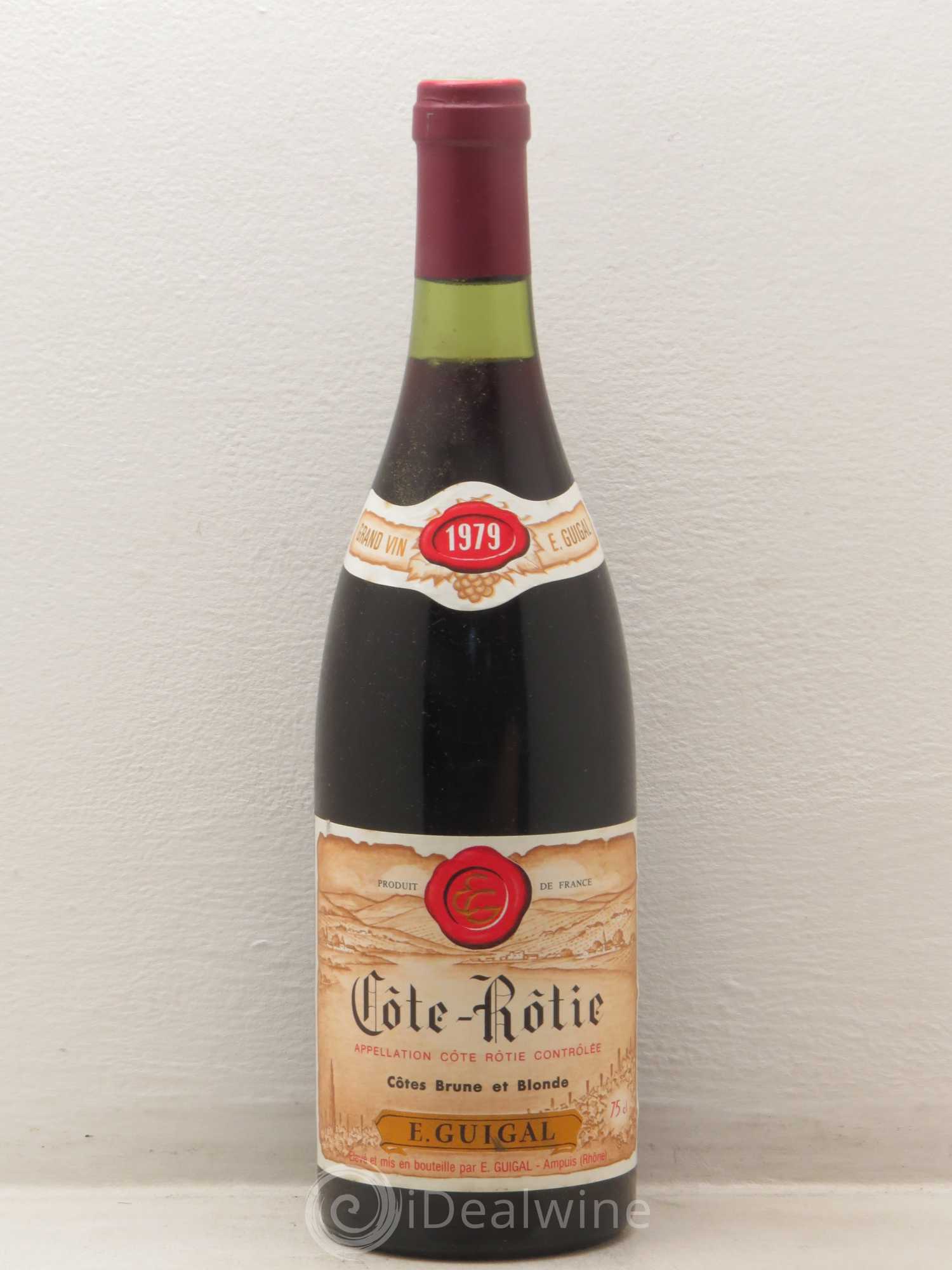 Côte-Rôtie Côtes Brune et Blonde Guigal 1979 - Lot de 1 bouteille - 0