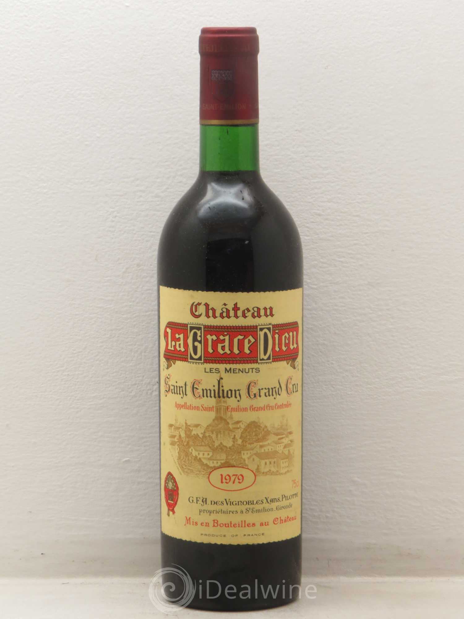 Château la Grâce Dieu 1979 - Lot de 1 bouteille - 0
