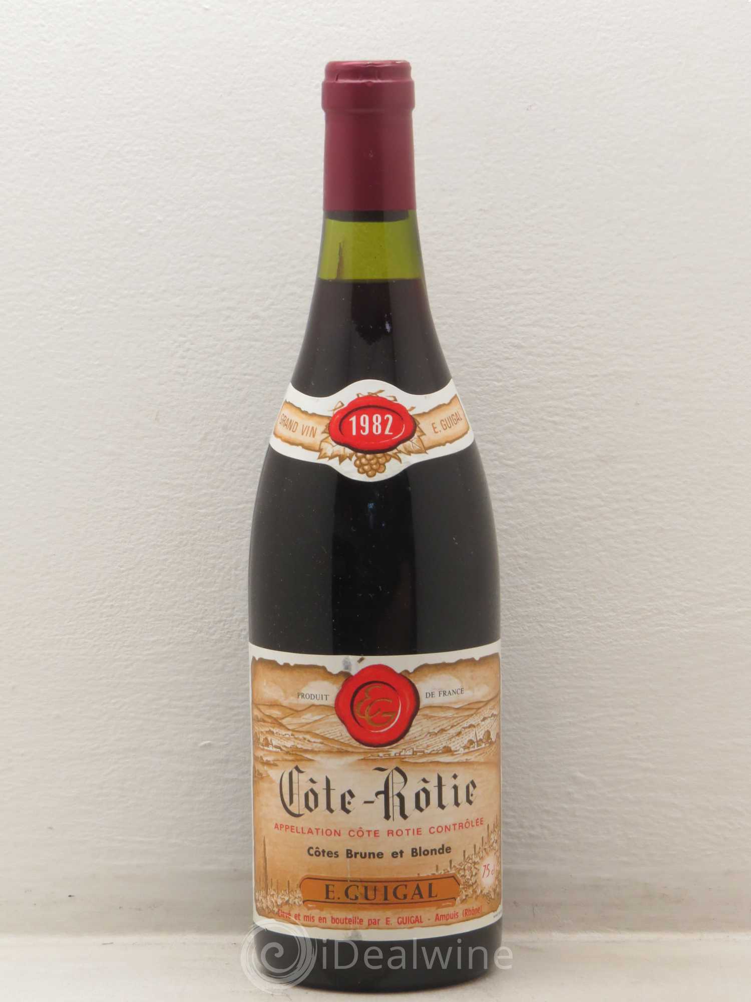Côte-Rôtie Côtes Brune et Blonde Guigal 1982 - Lot de 1 bouteille - 0