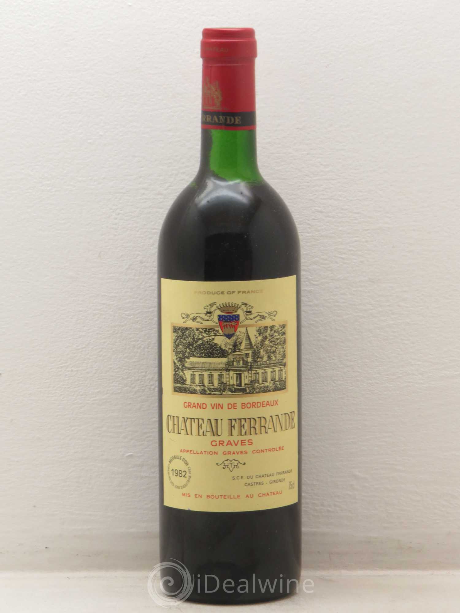 Château Ferrande 1982 - Lot de 1 bouteille - 0