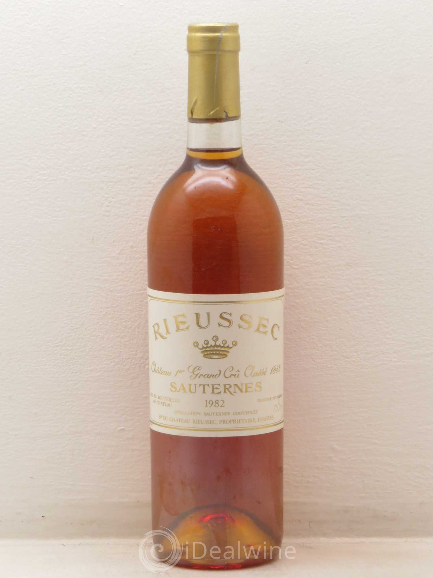 Château Rieussec 1er Grand Cru Classé 1982 - Posten von 1 Flasche - 0