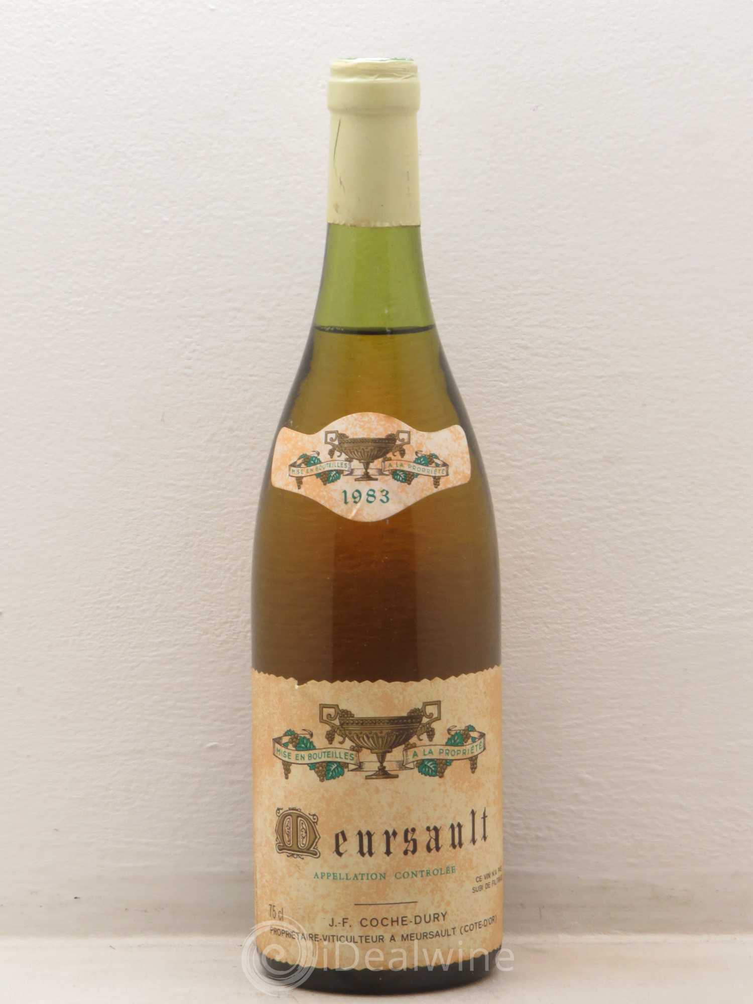Meursault Coche Dury (Domaine) 1983 - Lot de 1 bouteille - 0
