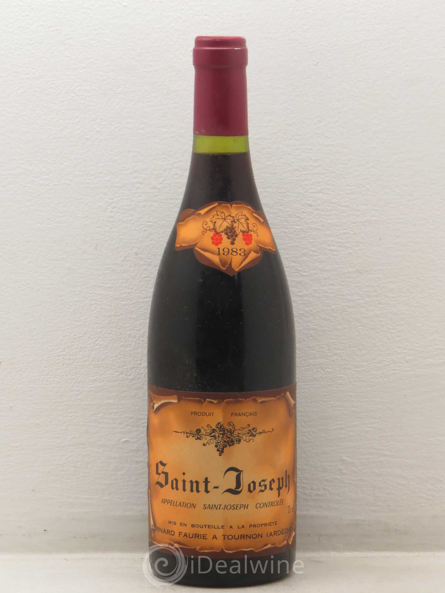 Saint-Joseph Bernard faurie 1983 - Posten von 1 Flasche - 0