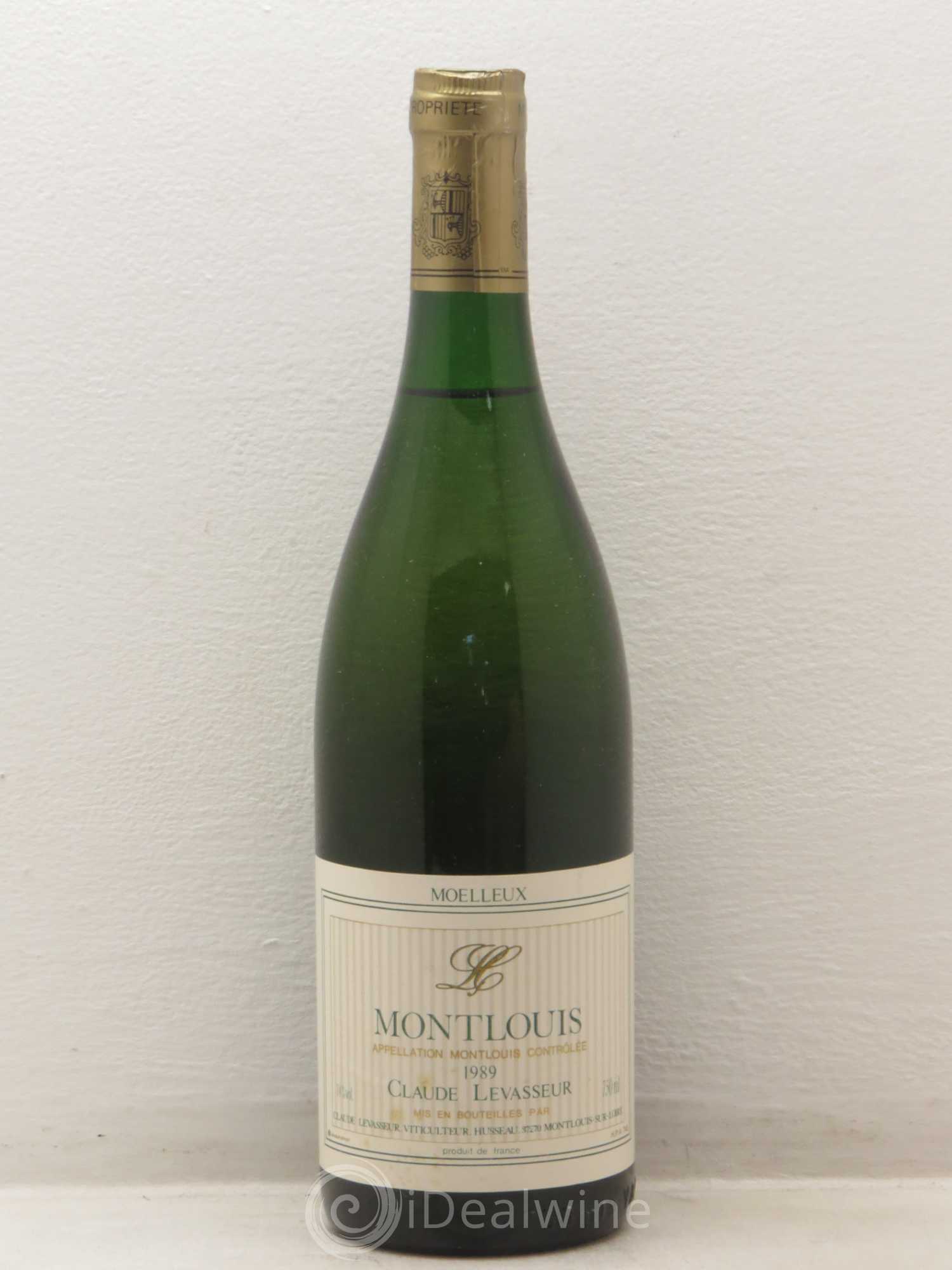 Montlouis-sur-Loire Claude Levasseur 1989 - Lotto di 1 bottiglia - 0