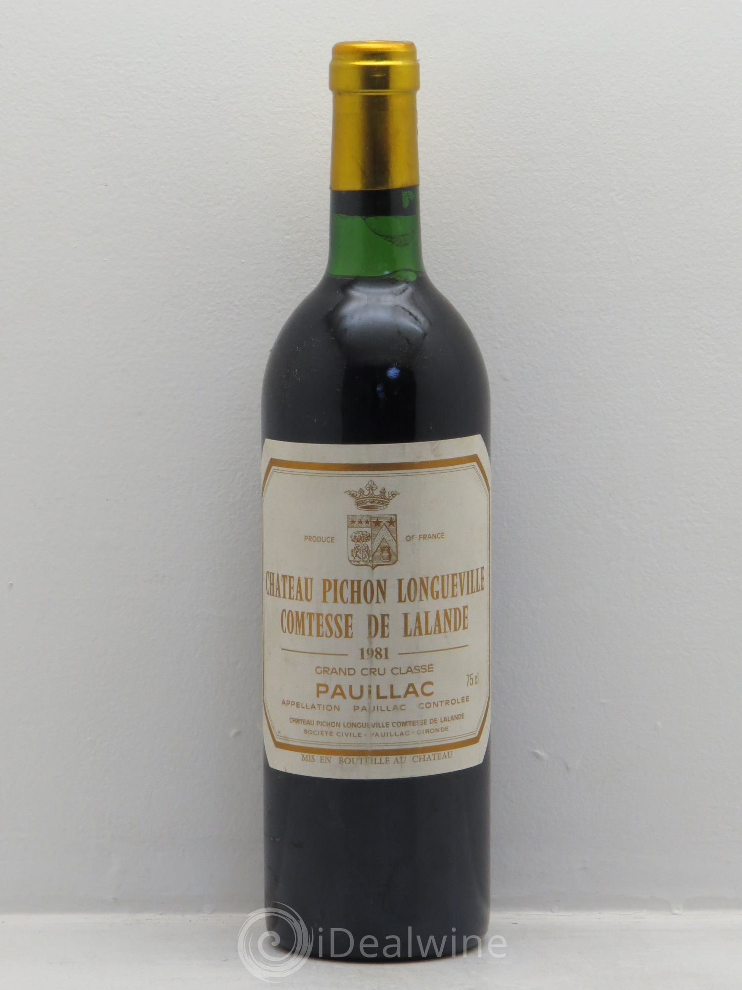 Château Pichon Longueville Comtesse de Lalande 2ème Grand Cru Classé 1981 - Lot de 1 bouteille - 0