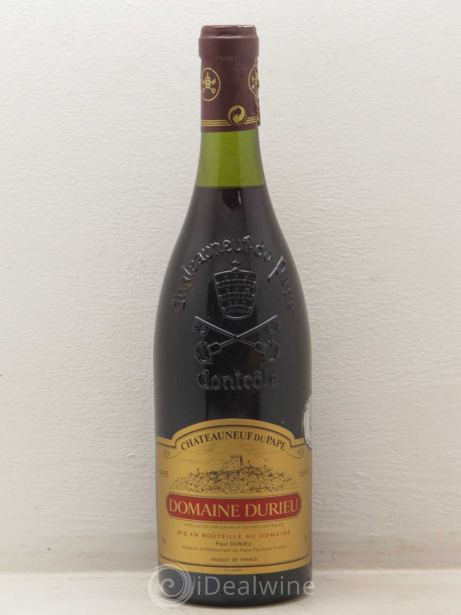 Châteauneuf-du-Pape Durieu 1995 - Lot de 1 bouteille - 0