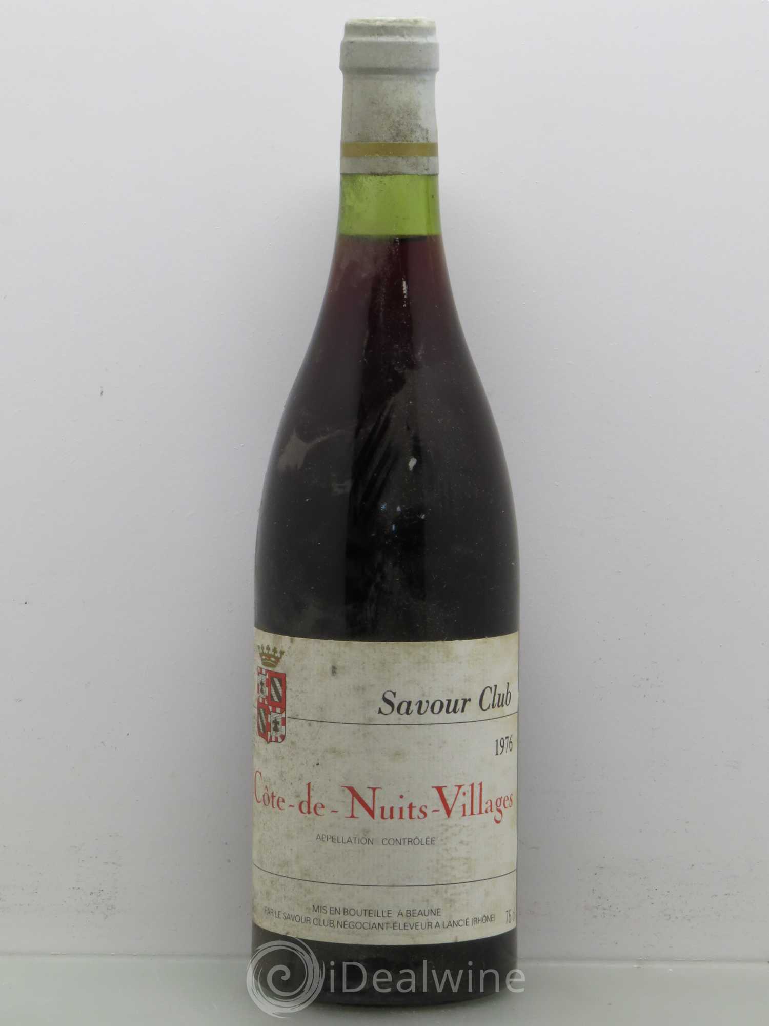 Côte de Nuits-Villages Savour Club 1976 - Lot de 1 bouteille - 0