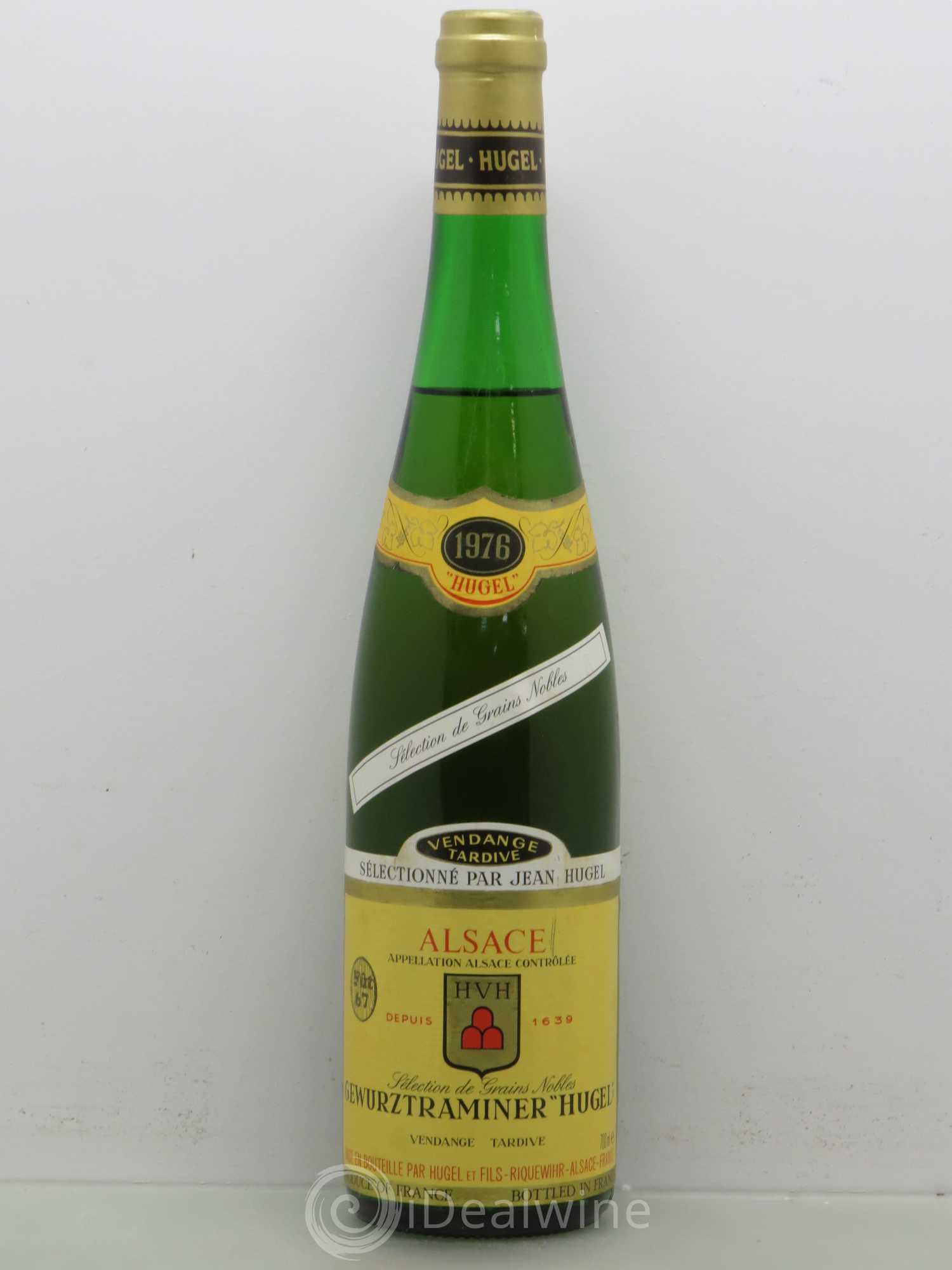 Gewurztraminer Sélection de Grains Nobles Hugel (Domaine) 1976 - Lotto di 1 bottiglia - 0