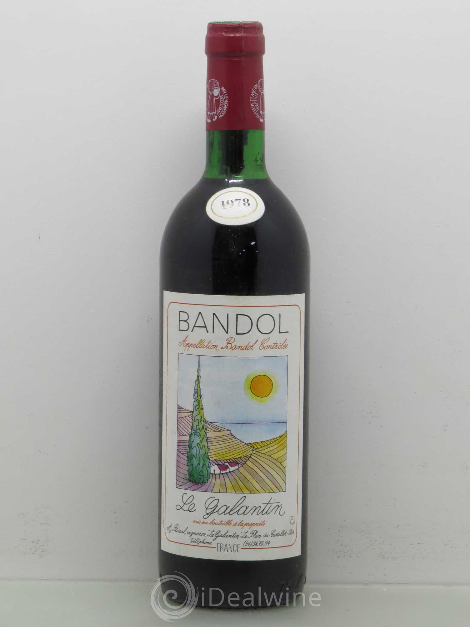 Bandol Galantin 1978 - Posten von 1 Flasche - 0