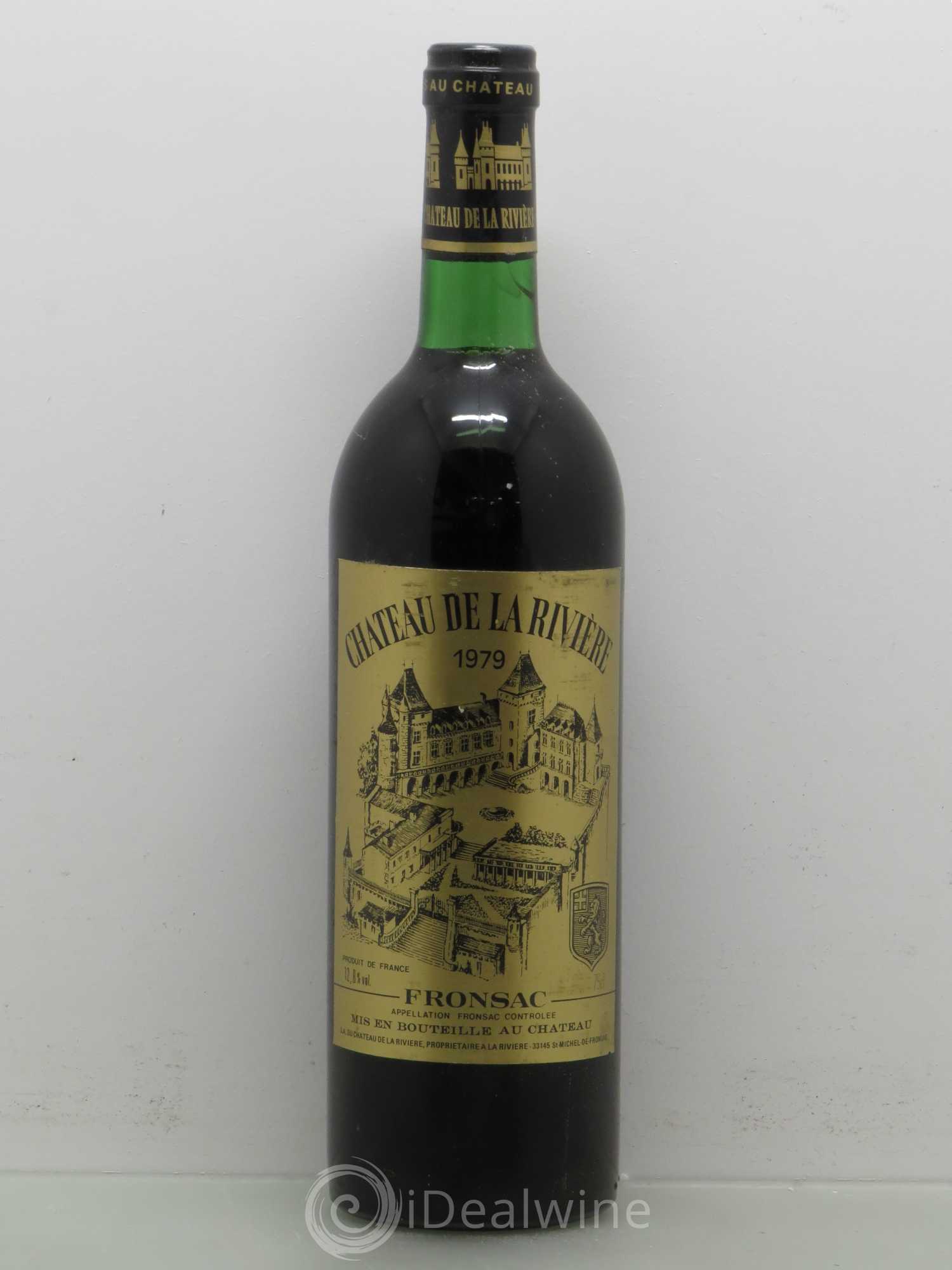 Château de La Rivière 1979 - Posten von 1 Flasche - 0