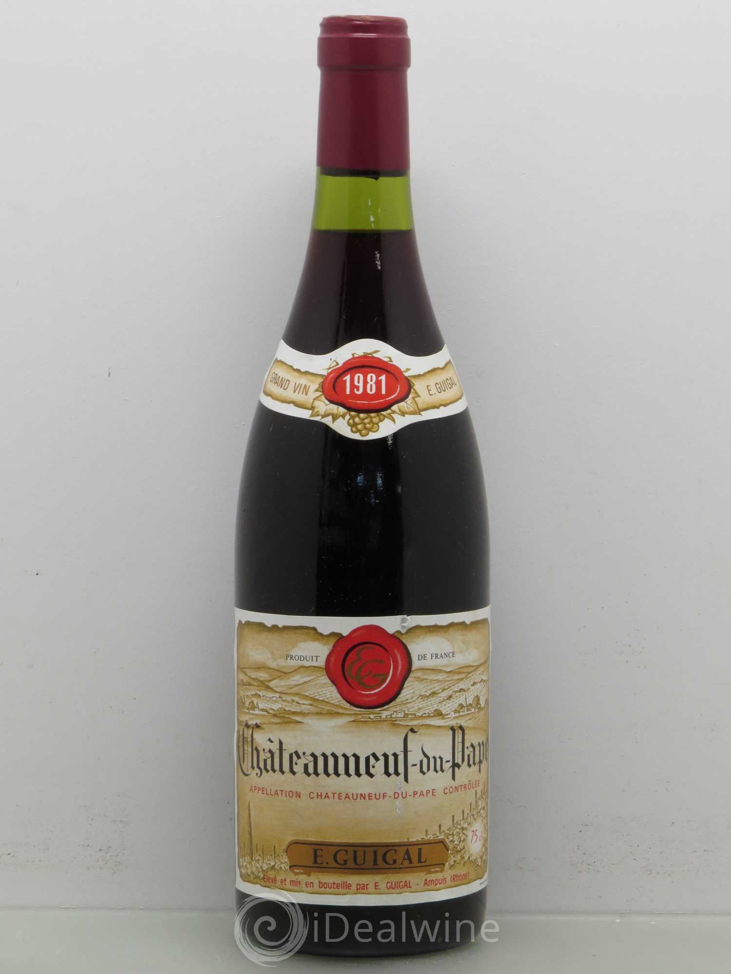 Châteauneuf-du-Pape Guigal 1981 - Lot de 1 bouteille - 0
