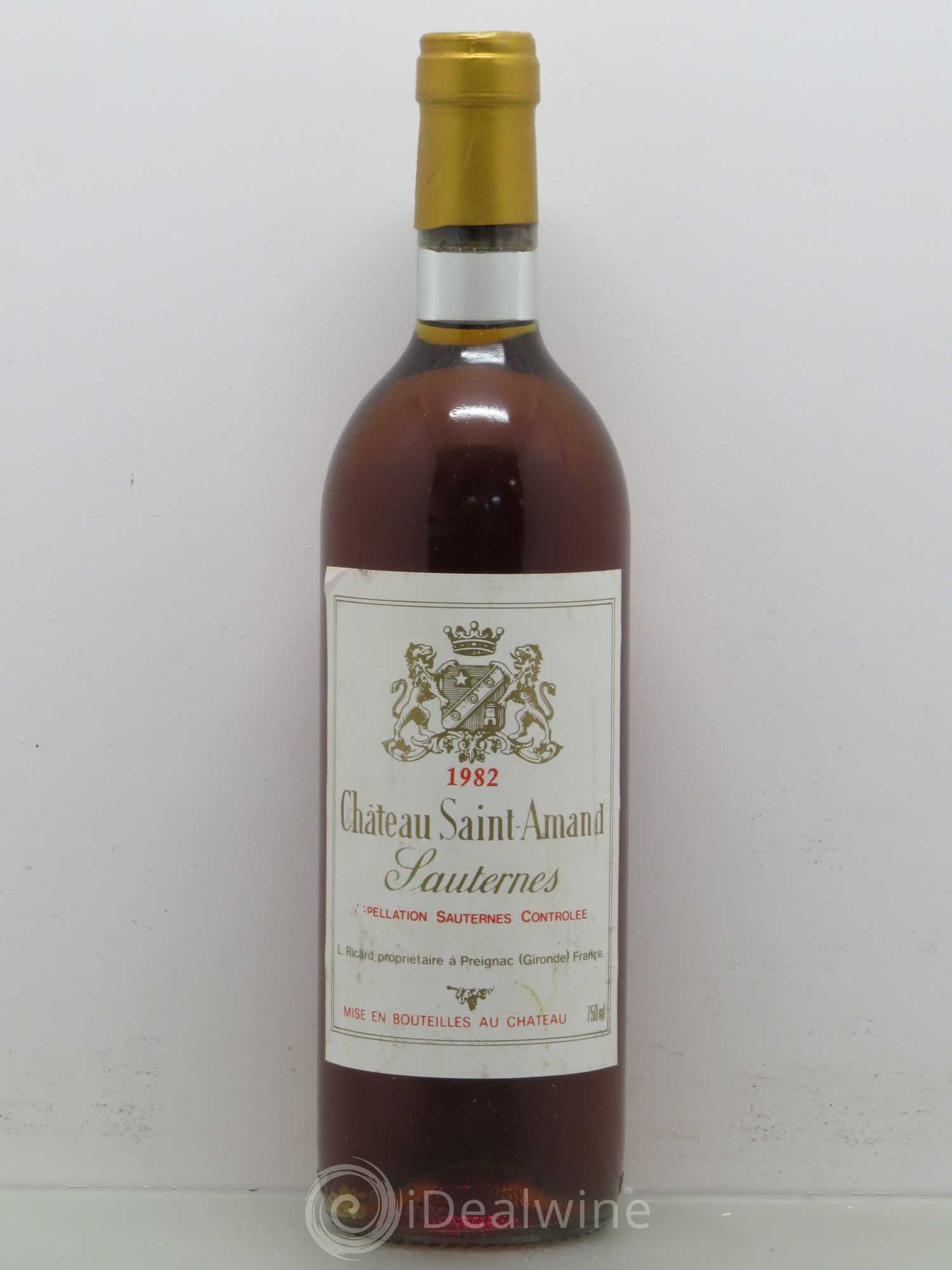 Divers Château Saint Amand 1982 - Posten von 1 Flasche - 0