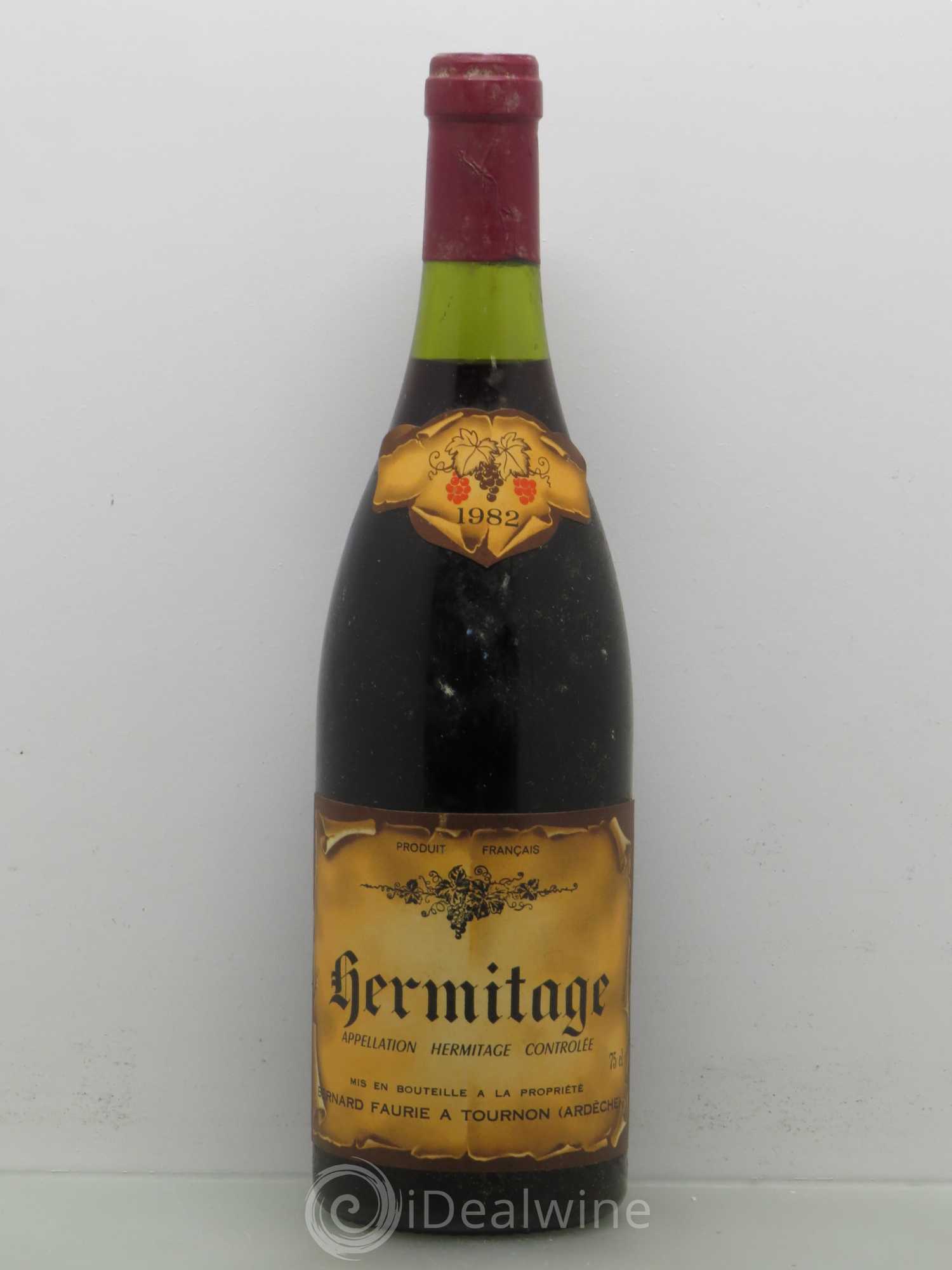 Hermitage Bernard Faurie 1982 - Posten von 1 Flasche - 0