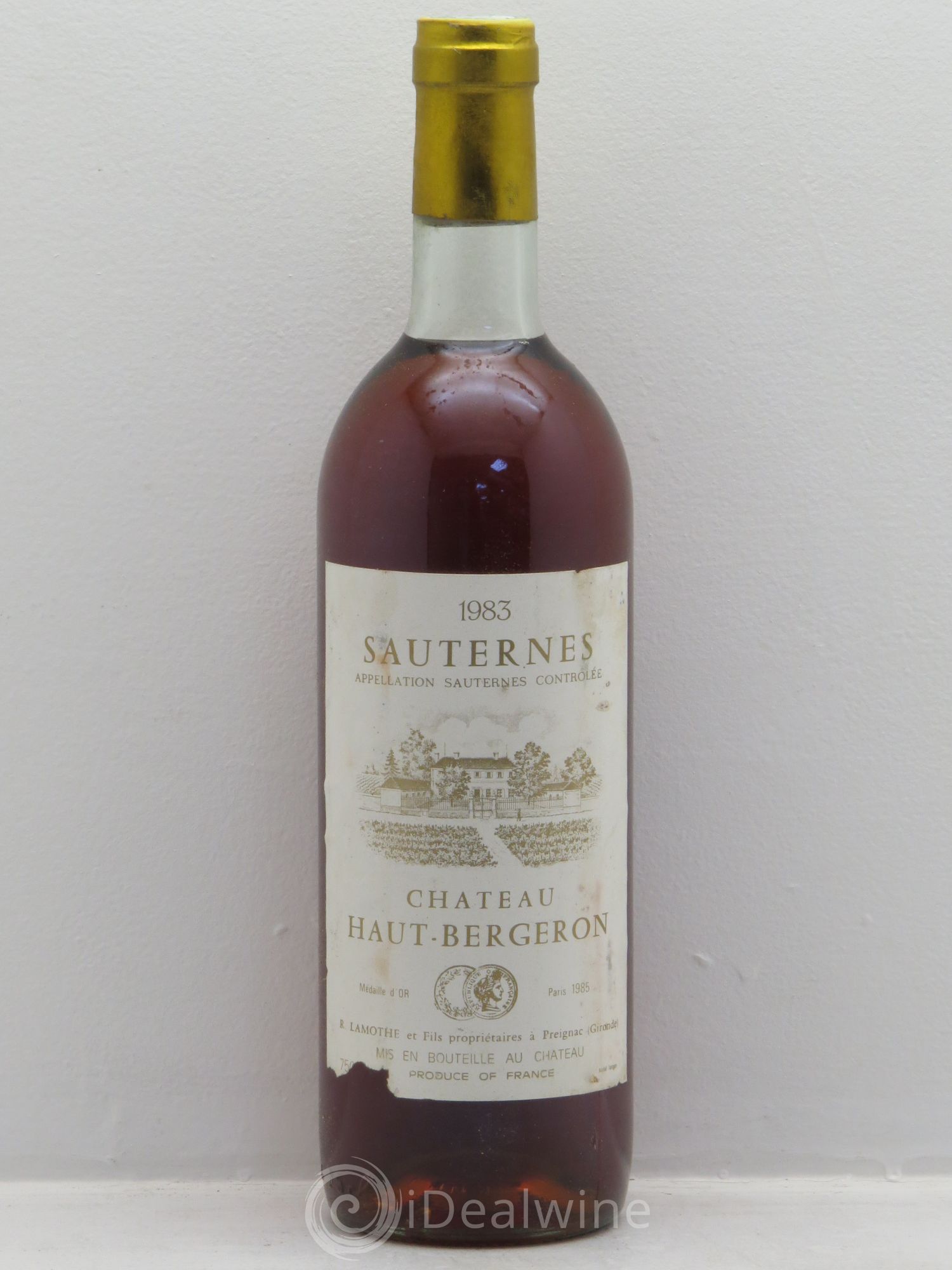 Château Haut-Bergeron 1983 - Lotto di 1 bottiglia - 0