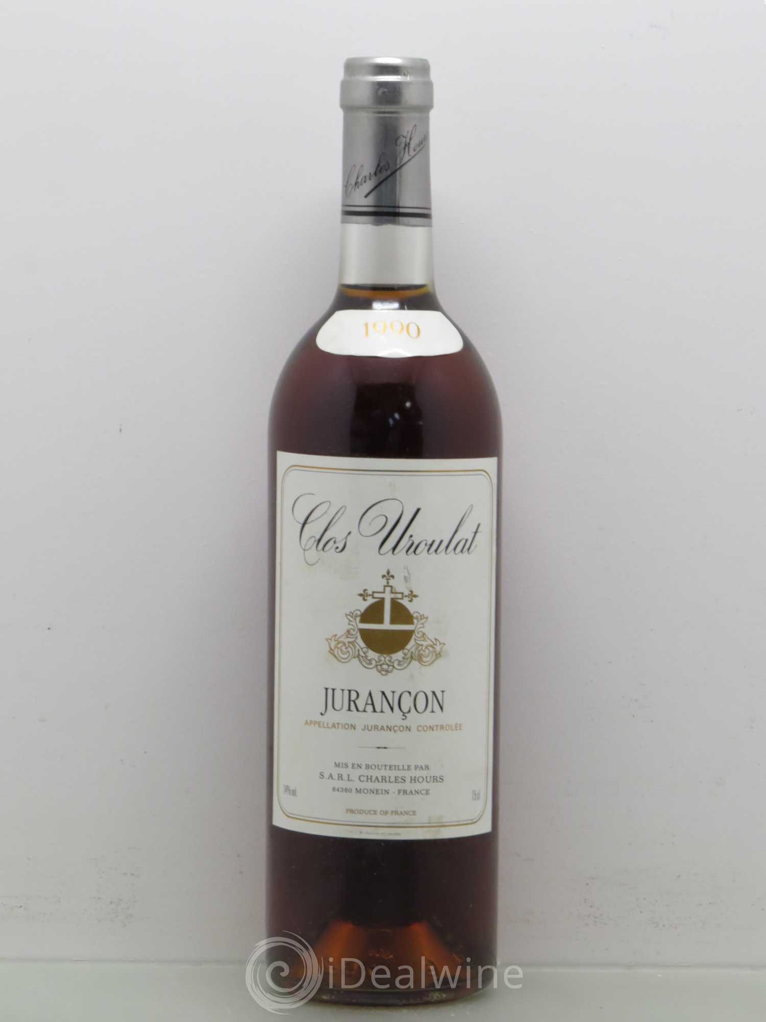 Jurançon Uroulat Charles Hours 1990 - Posten von 1 Flasche - 0