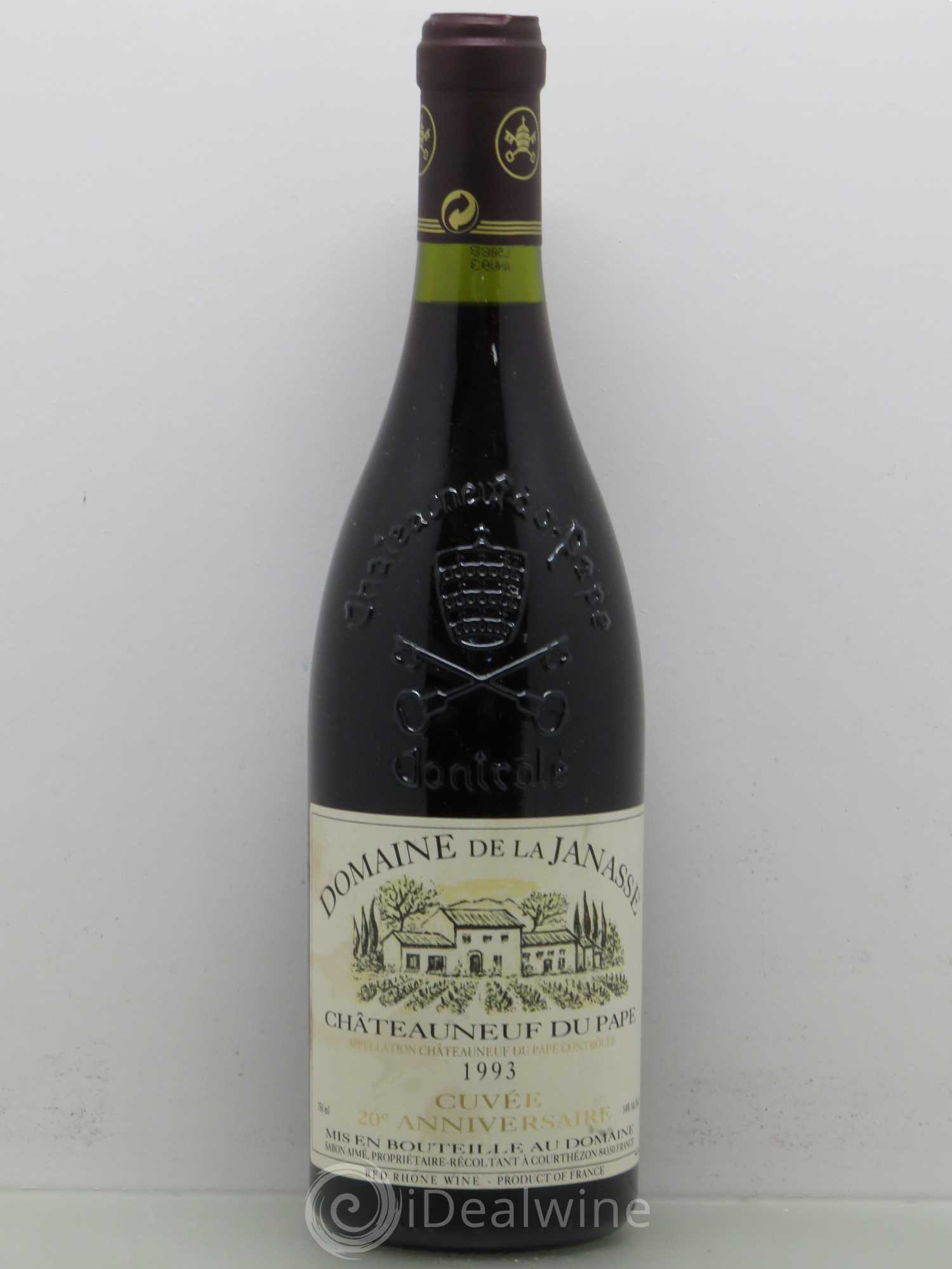 Châteauneuf-du-Pape La Janasse (Domaine de) 1993 - Lot de 1 bouteille - 0
