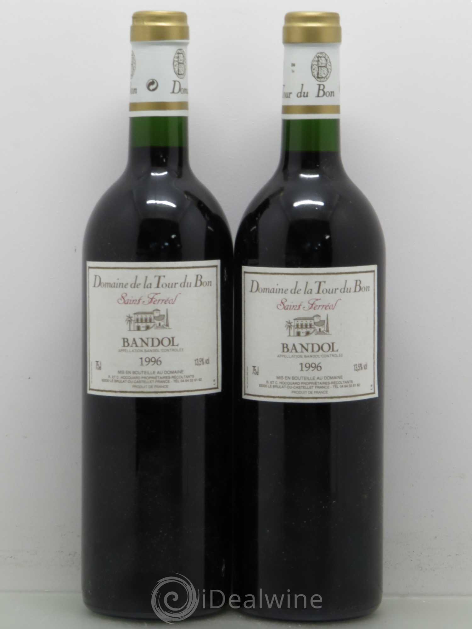 Bandol Cuvée Saint Ferreol - La Tour du Bon 1996 - Posten von 2 Flaschen - 0