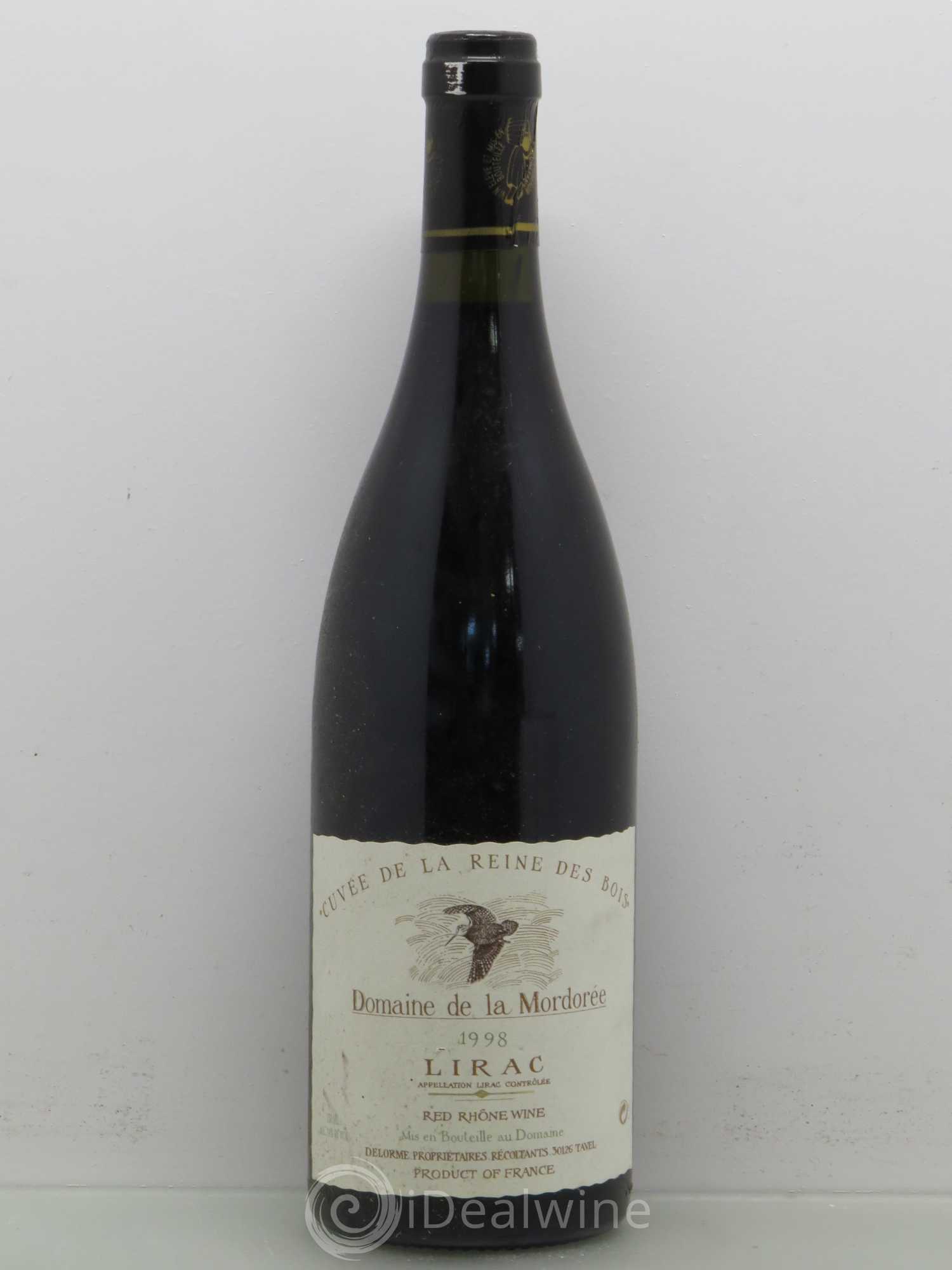 Lirac Cuvée Reine des Bois La Mordorée (Domaine de) 1998 - Lot de 1 bouteille - 0