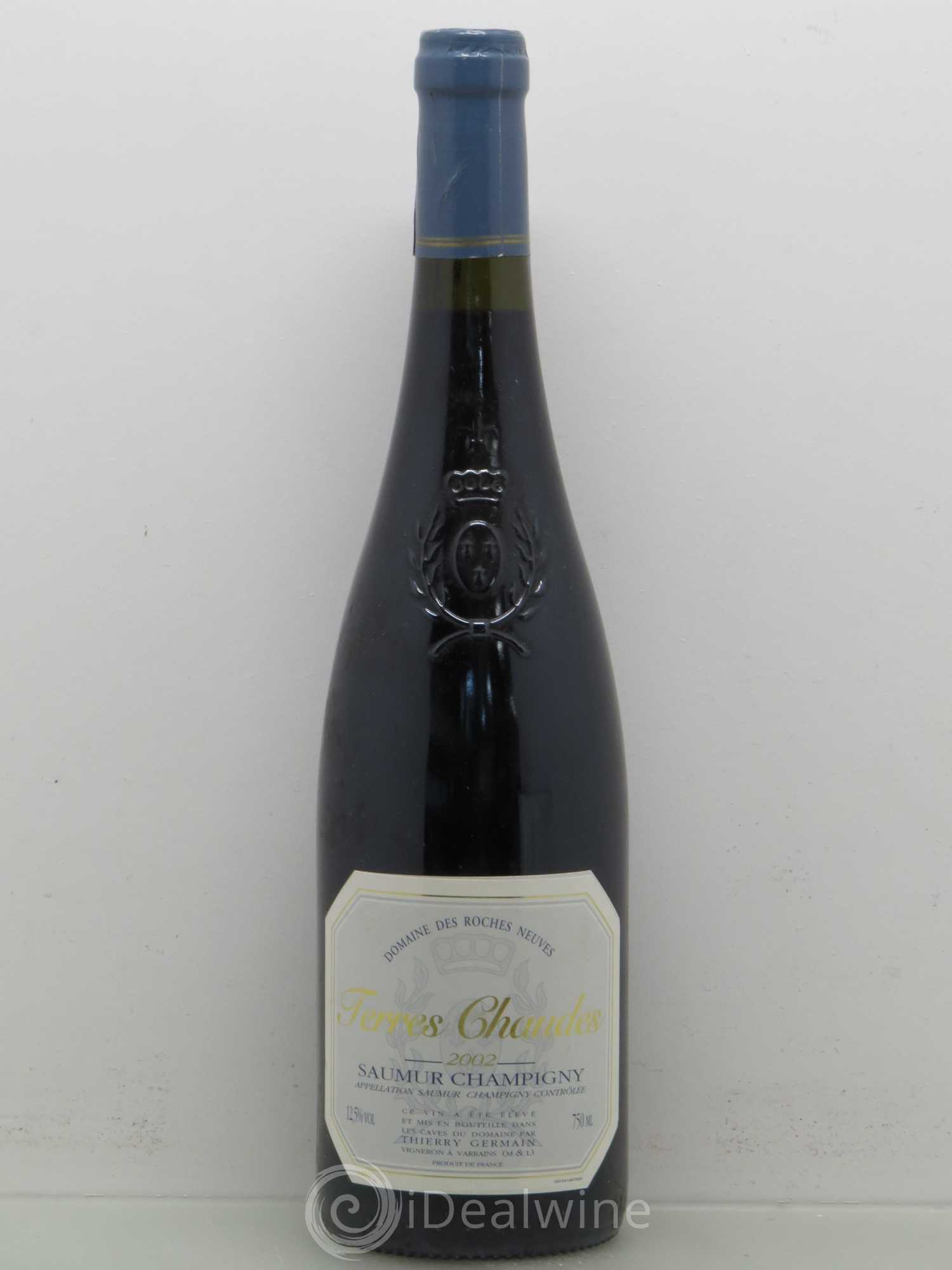 Saumur-Champigny Terres Chaudes - Thierry Germain 2002 - Posten von 1 Flasche - 0