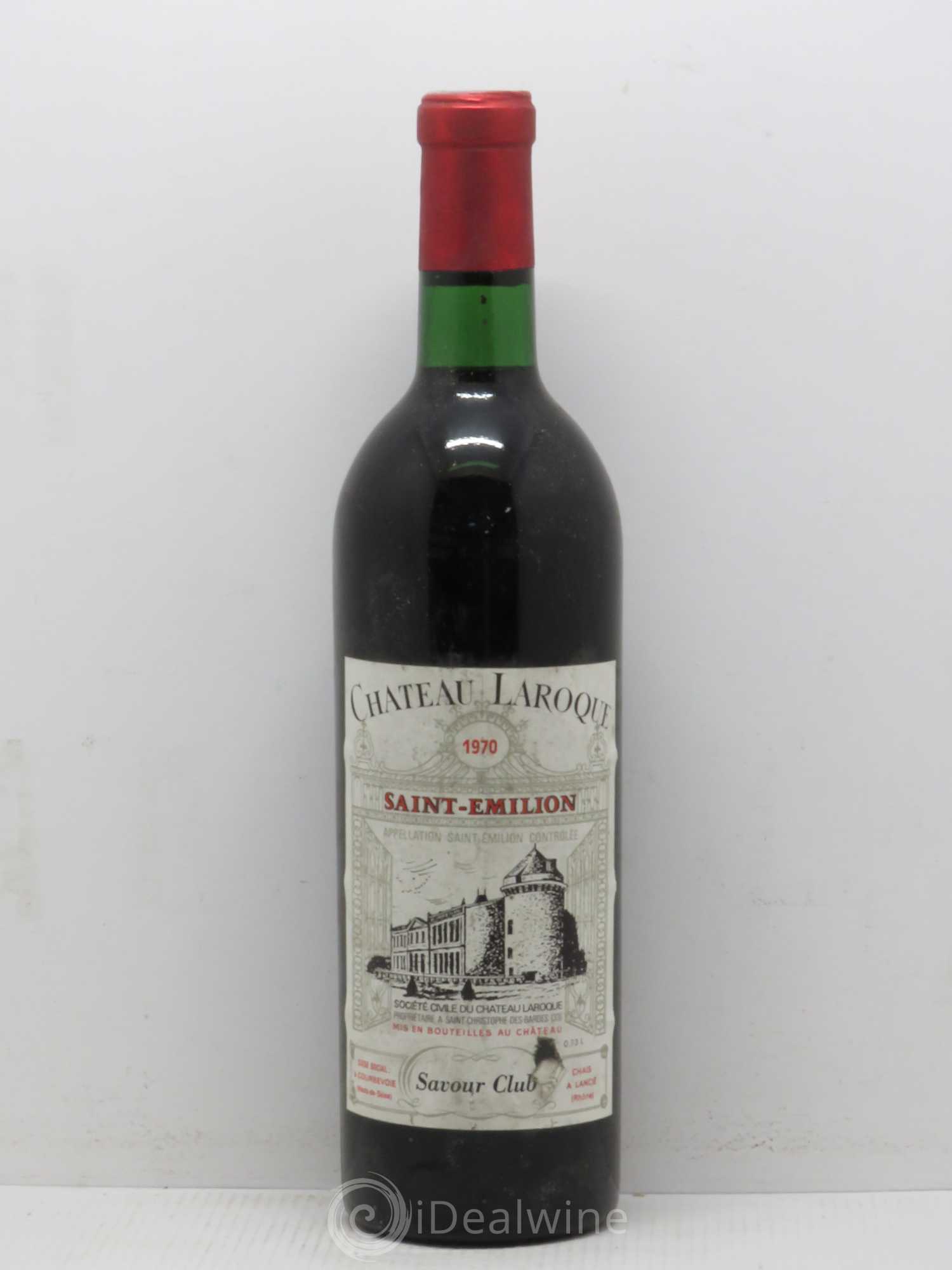 Château Laroque Grand Cru Classé 1970 - Lot de 1 bouteille - 0
