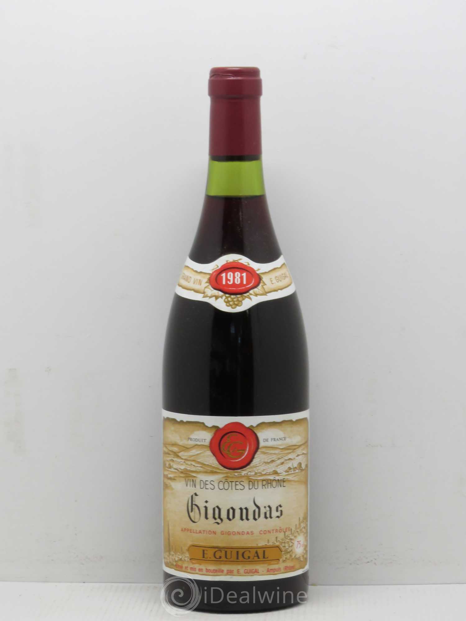 Gigondas Guigal 1981 - Lot de 1 bouteille - 0
