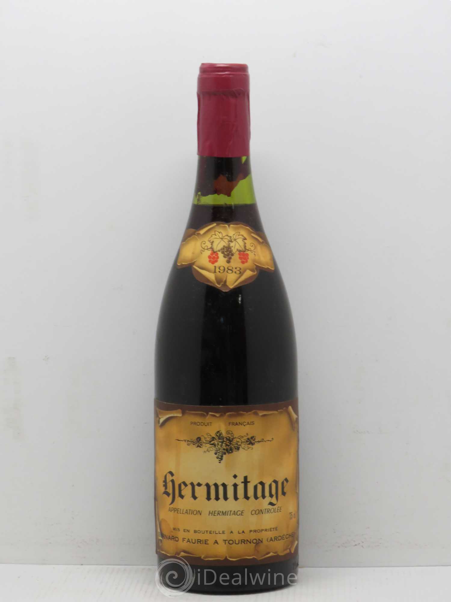 Hermitage Domaine Bernard Faurie 1983 - Posten von 1 Flasche - 0