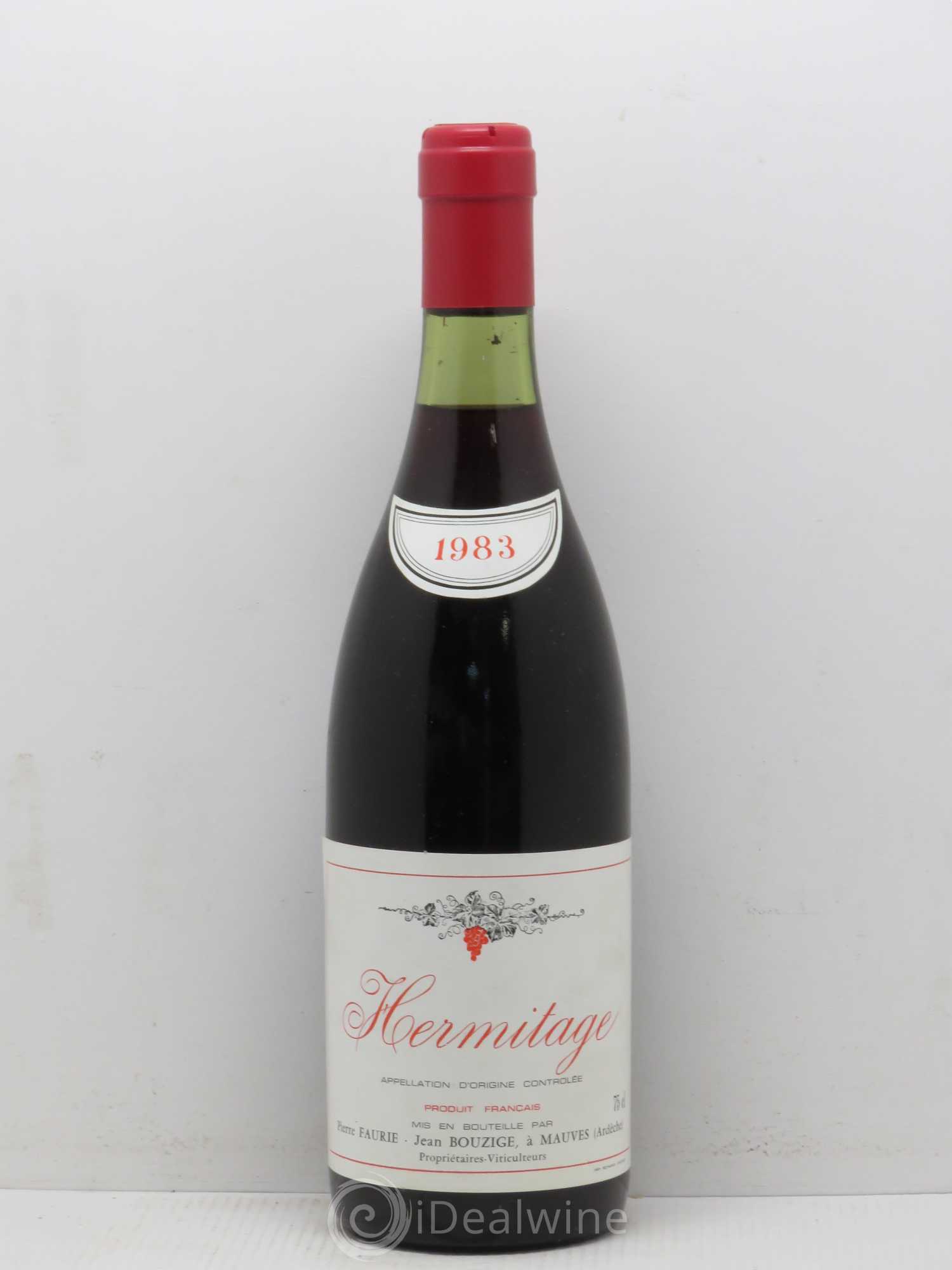 Hermitage Faurie Bouzigue 1983 - Lot de 1 bouteille - 0