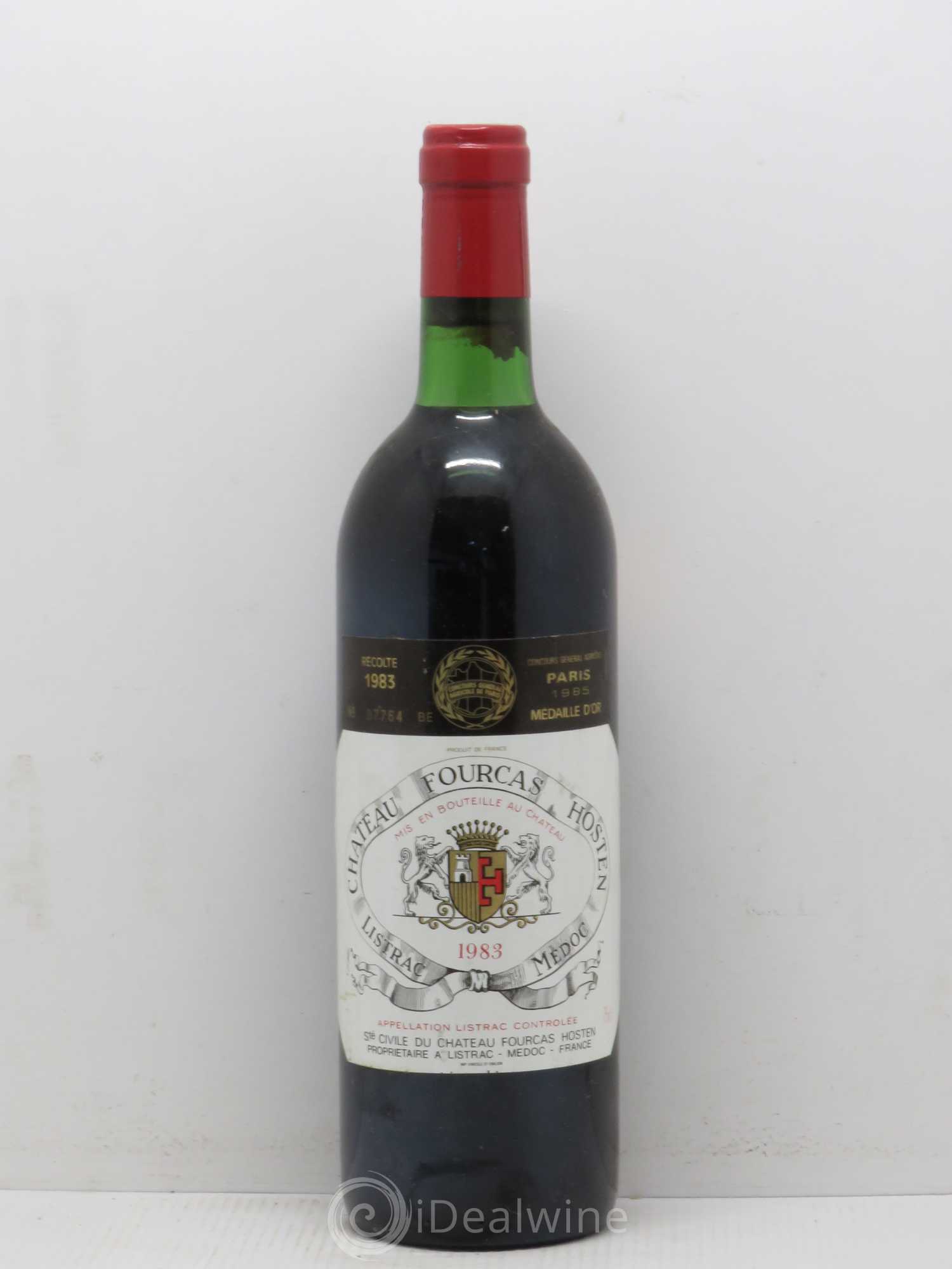 Château Fourcas Hosten Cru Bourgeois (sans prix de réserve) 1983 - Lot de 1 bouteille - 0