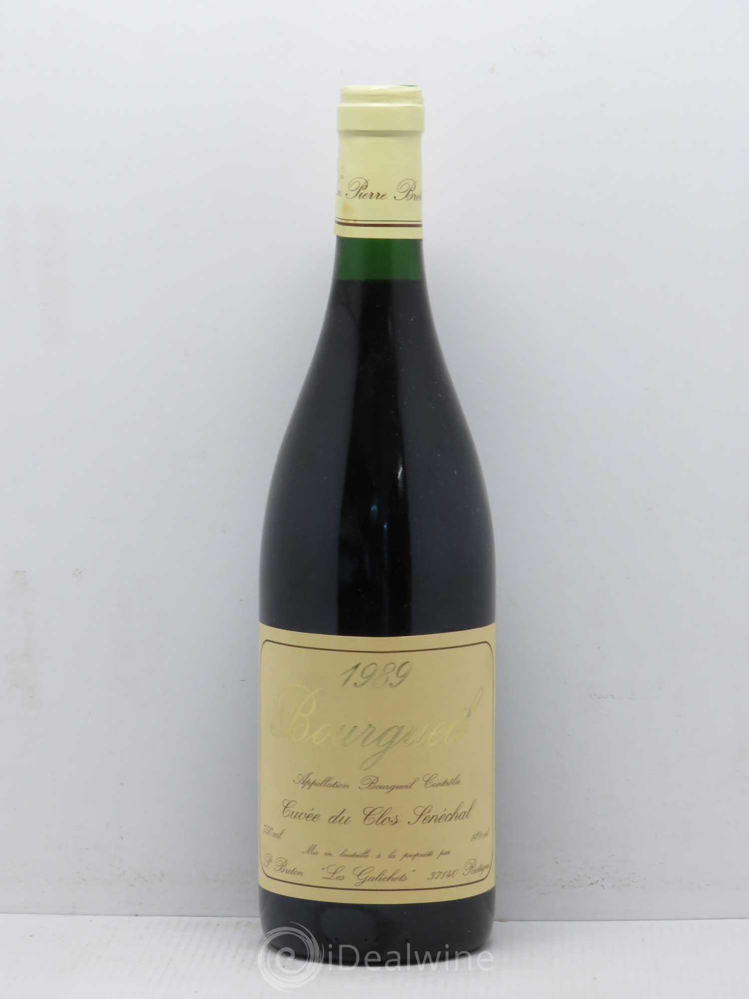 Bourgueil Clos Senechal Pierre Breton 1989 - Posten von 1 Flasche - 0