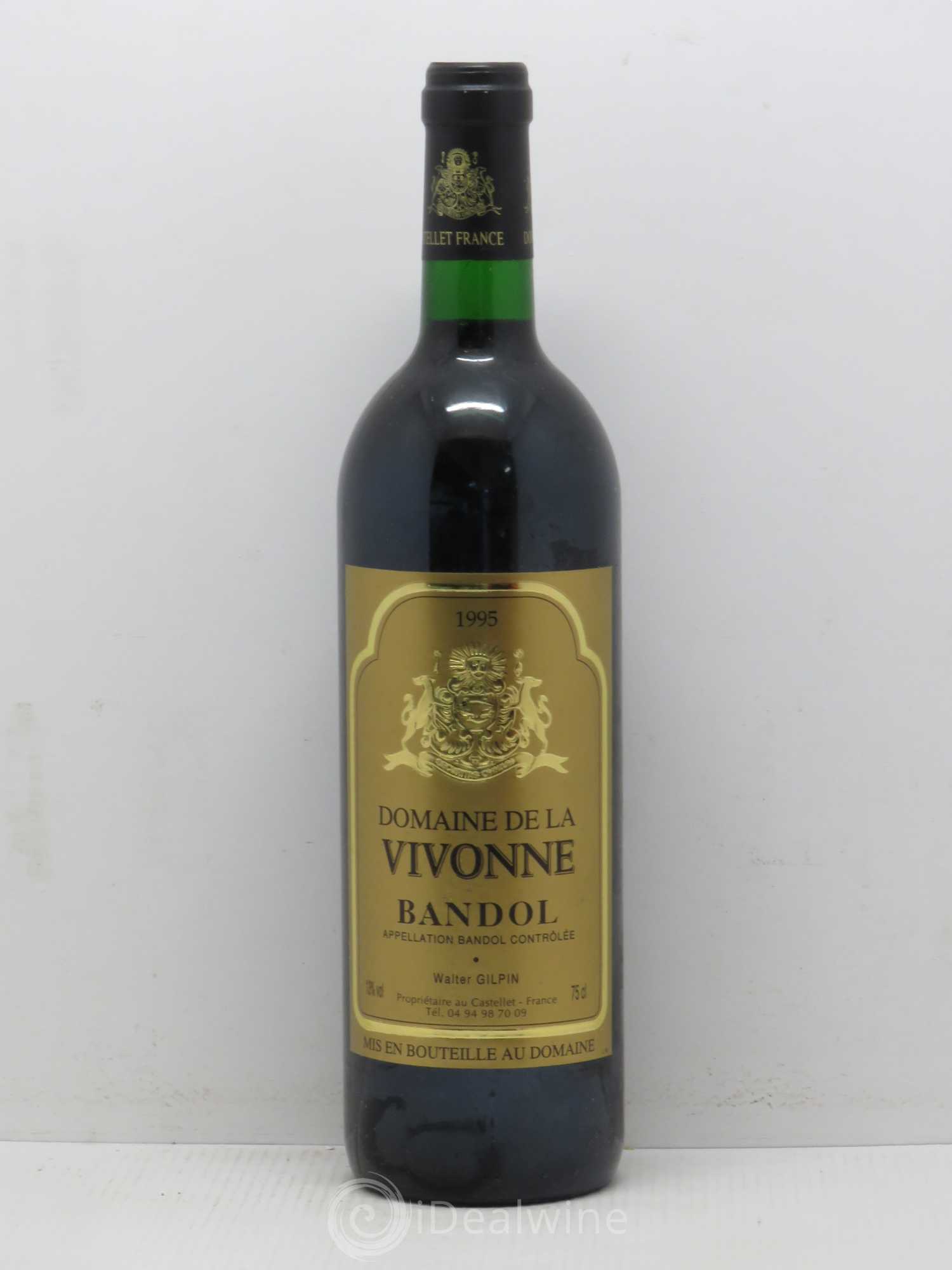 Bandol Vivonne 1995 - Lot de 1 bouteille - 0