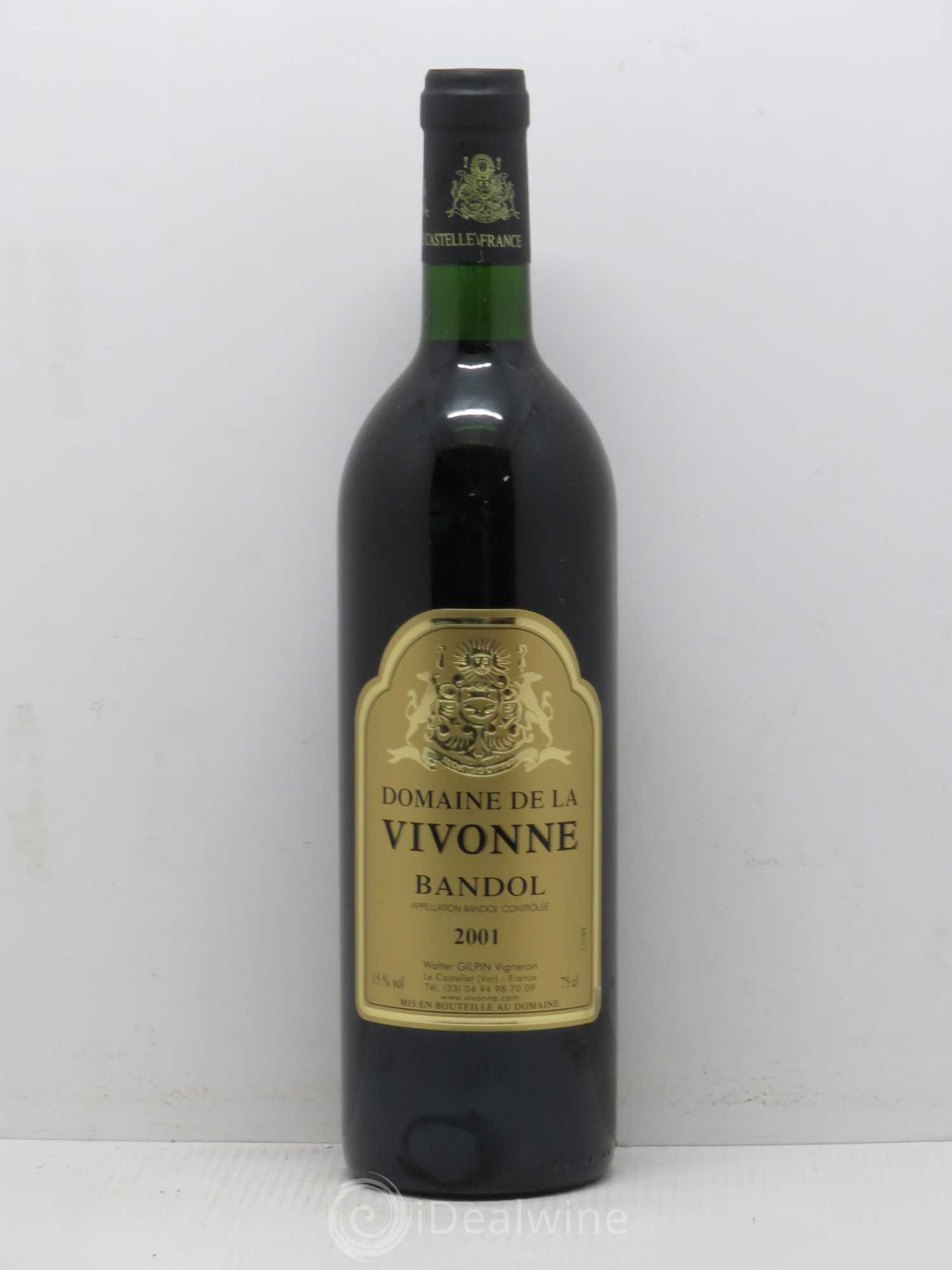 Bandol Vivonne 2001 - Lot de 1 bouteille - 0