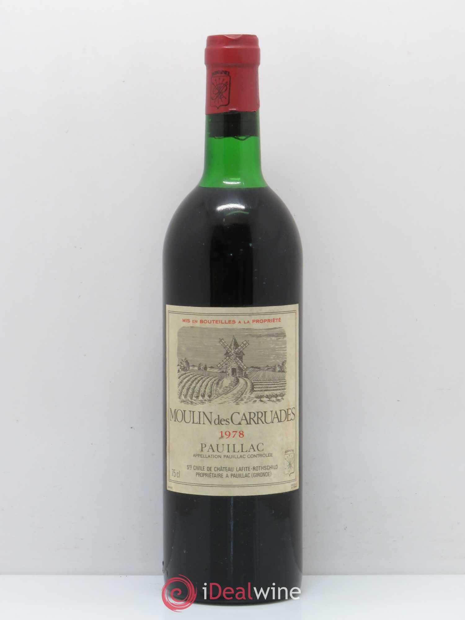 Moulin des Carruades Second Vin 1978 - Lot de 1 bouteille - 0