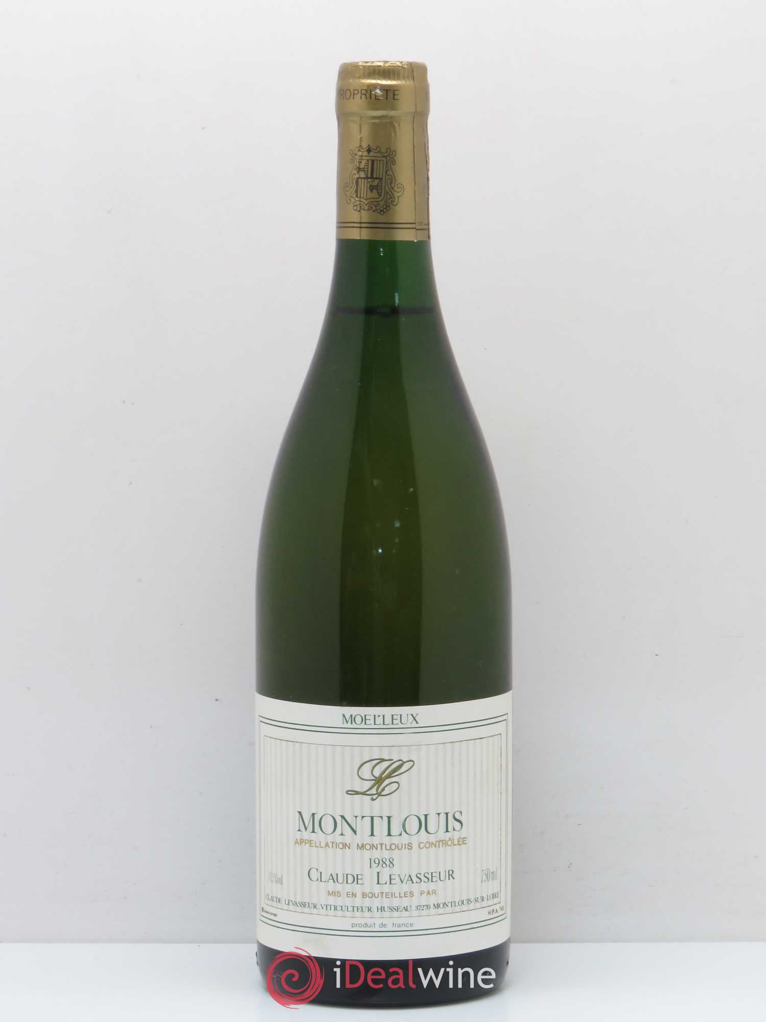 Montlouis-sur-Loire Moelleux Levasseur 1988 - Lotto di 1 bottiglia - 0